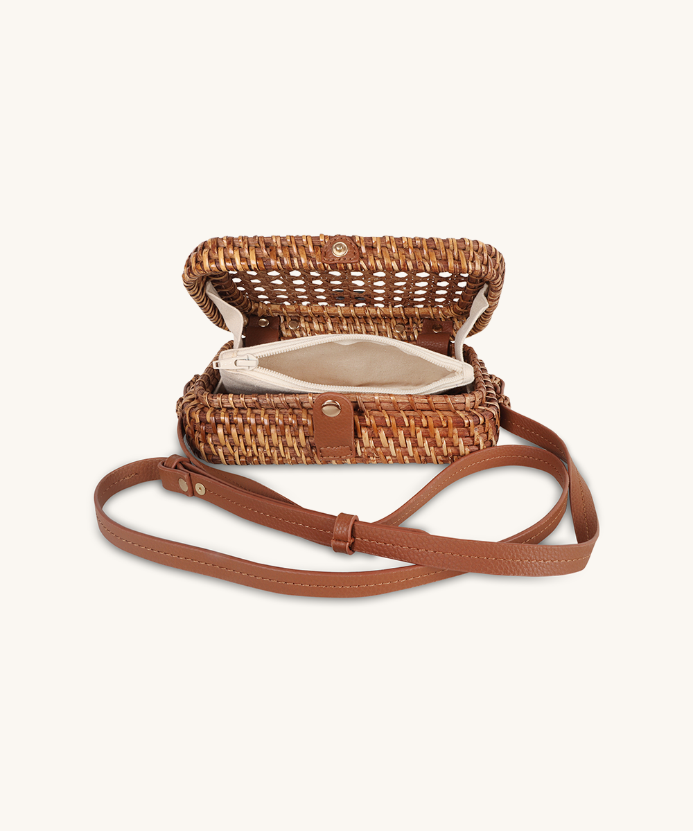 Rattan Reverie Sling Bag