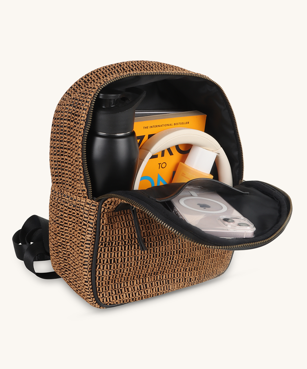 RUSTIC BROWN BACKPACK