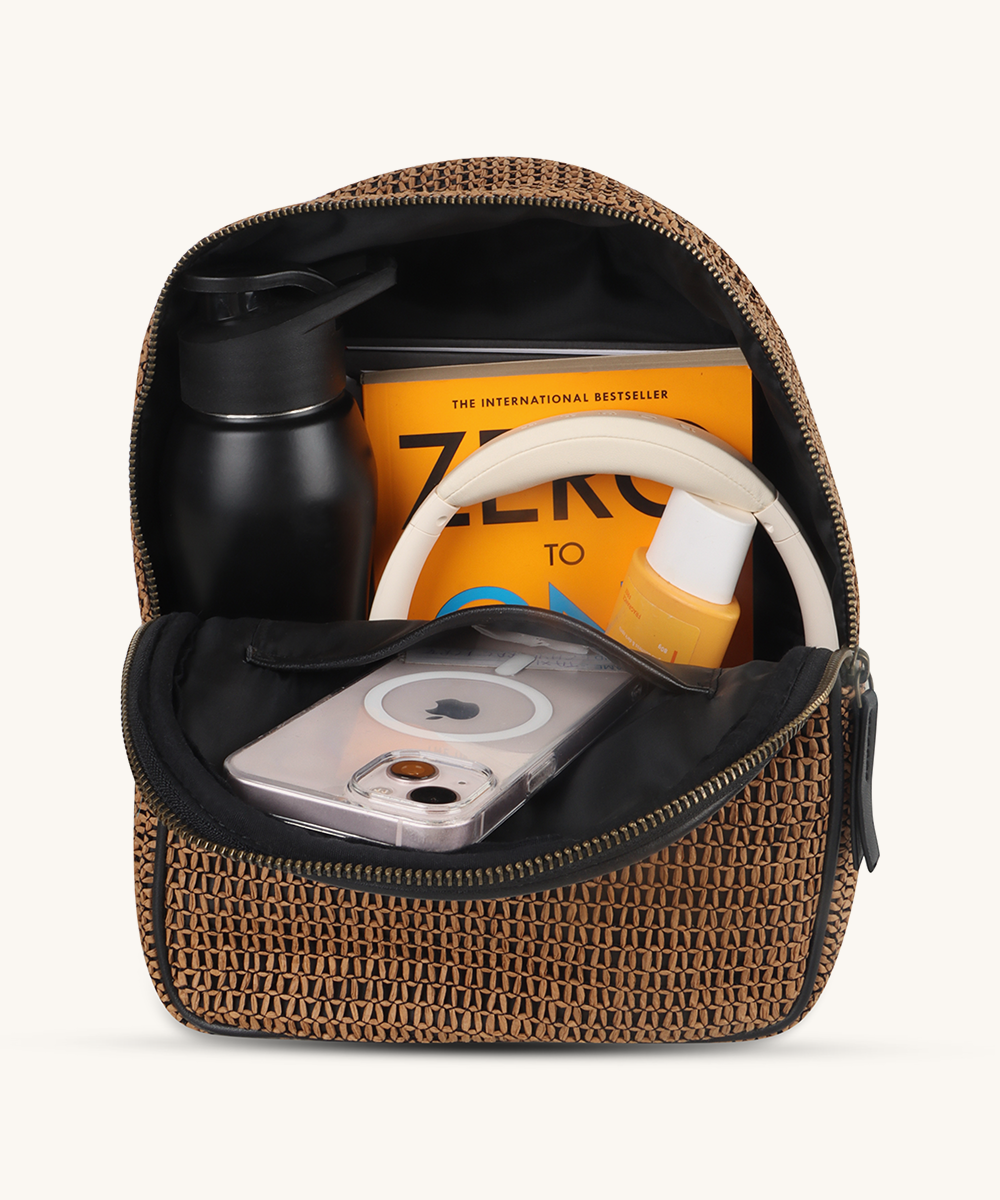 RUSTIC BROWN BACKPACK