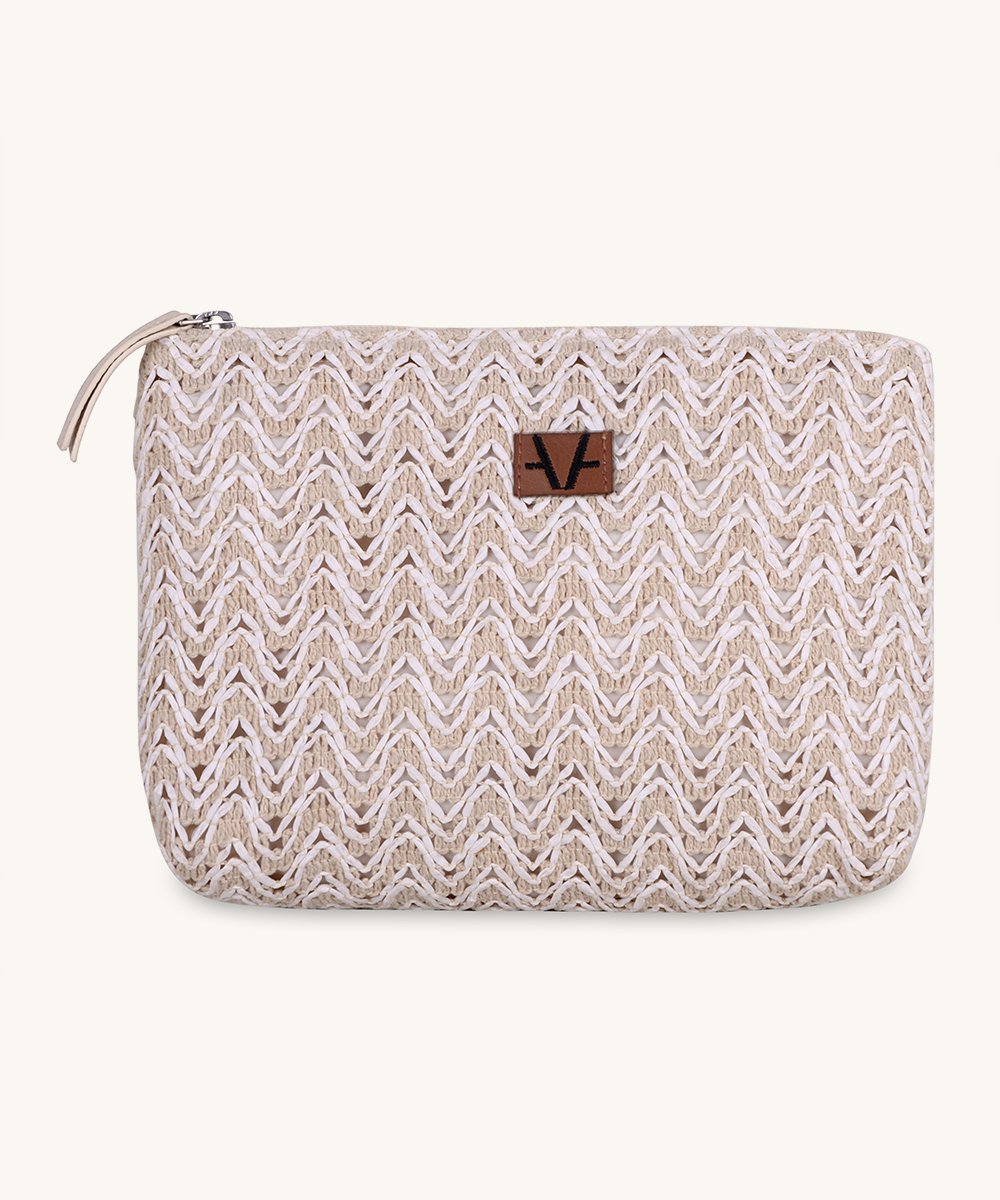 chic ivory big pouch