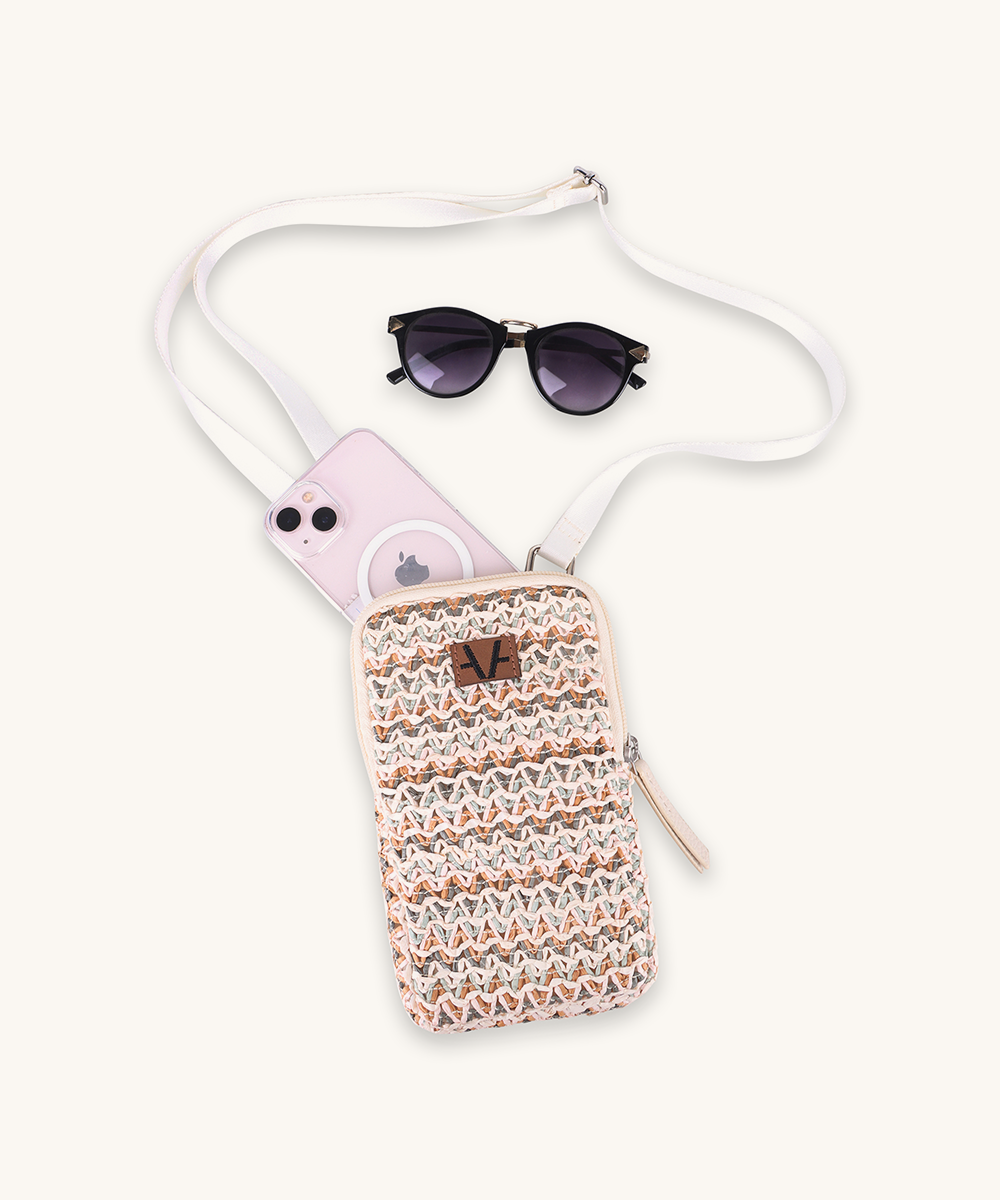 Blush Bloom Mobile Pouch