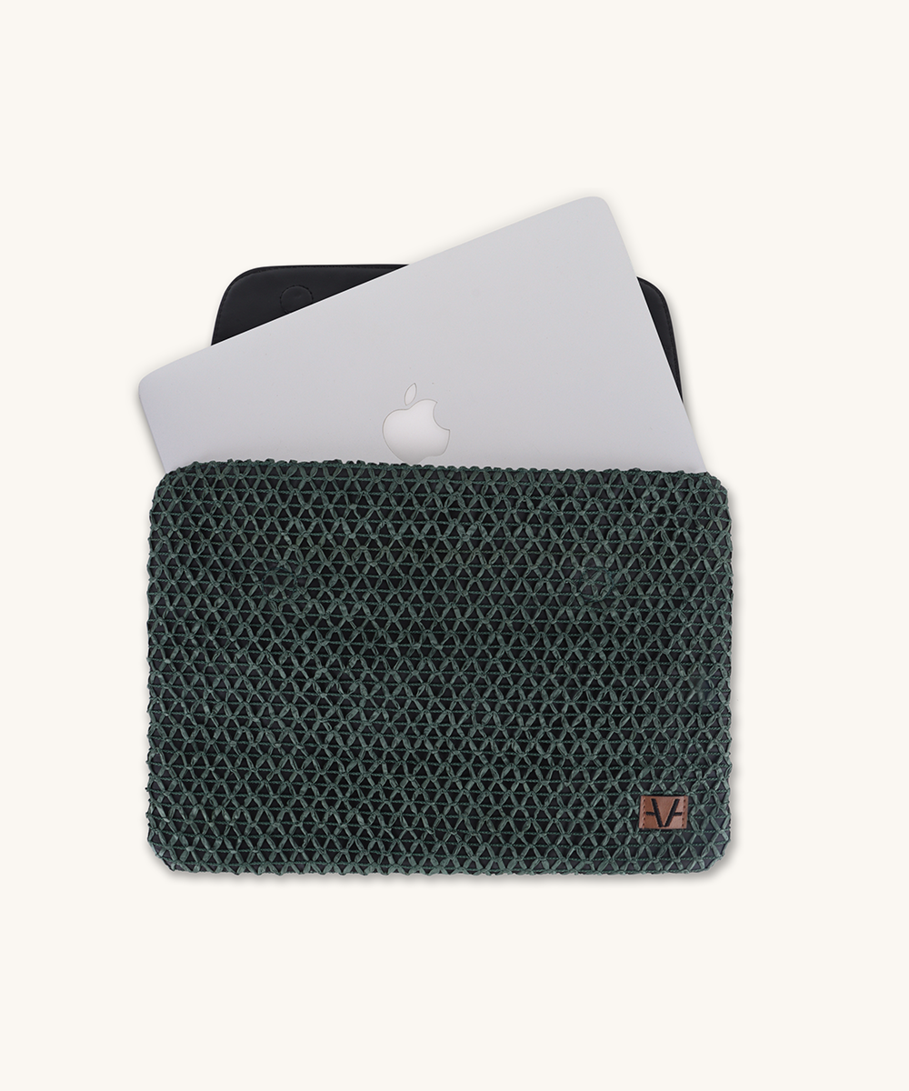 Azure cross laptop sleeve