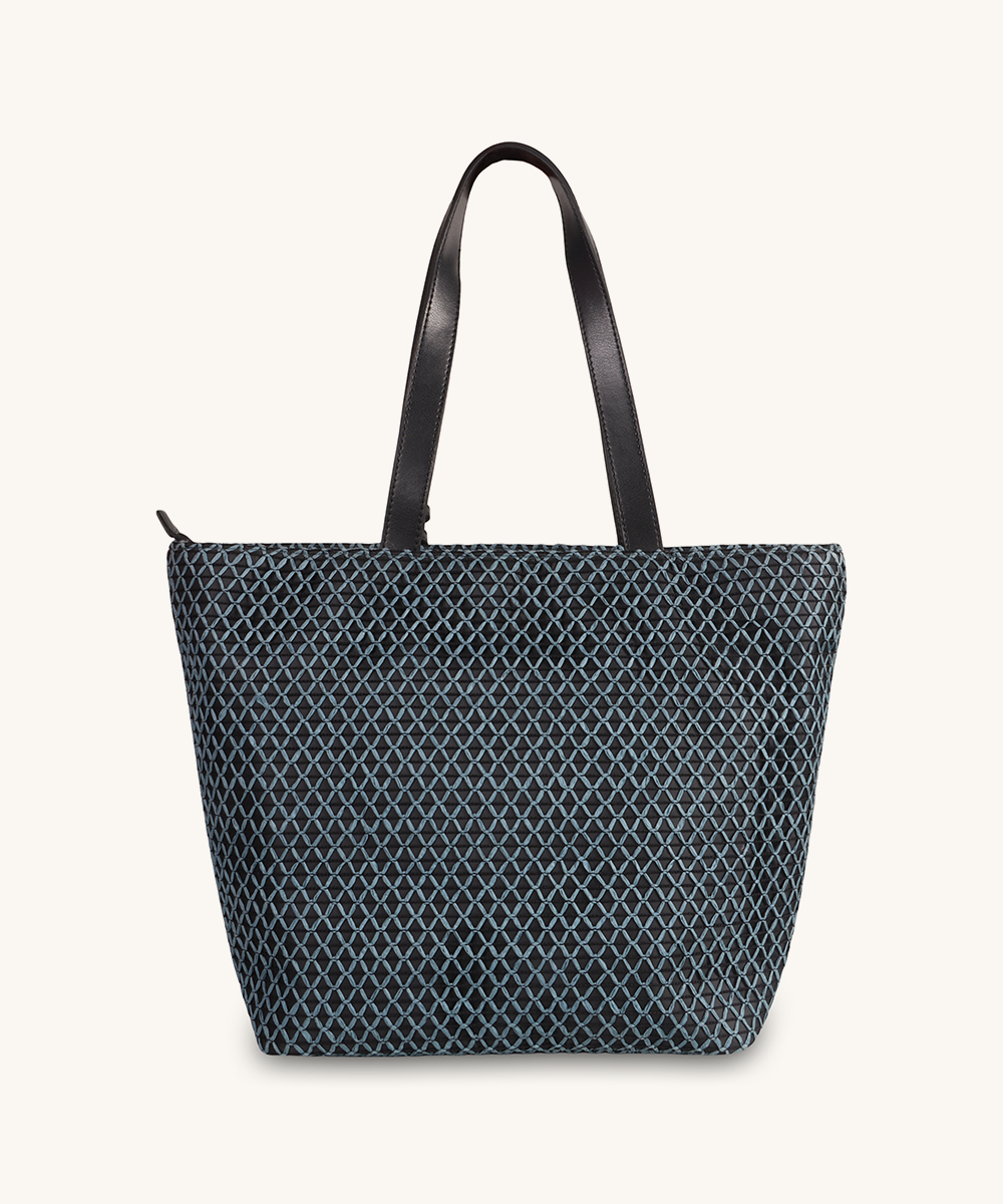 Denim cross Tote