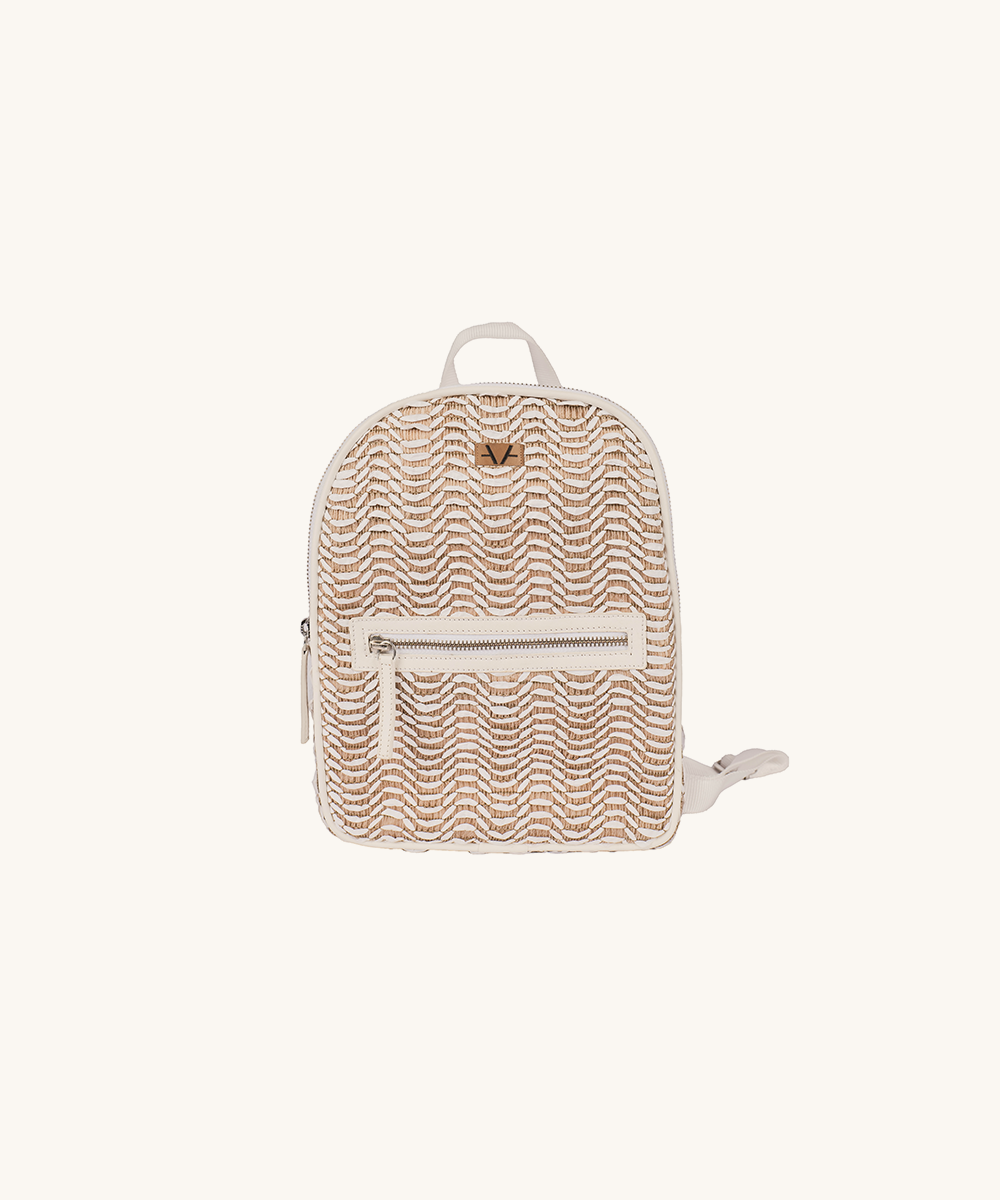 Eco-Friendly Raffia Backpack: Versatile Style