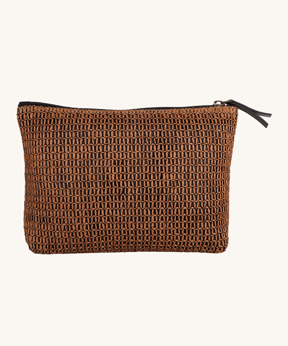 Big Pouch Bag in Rustic Brown