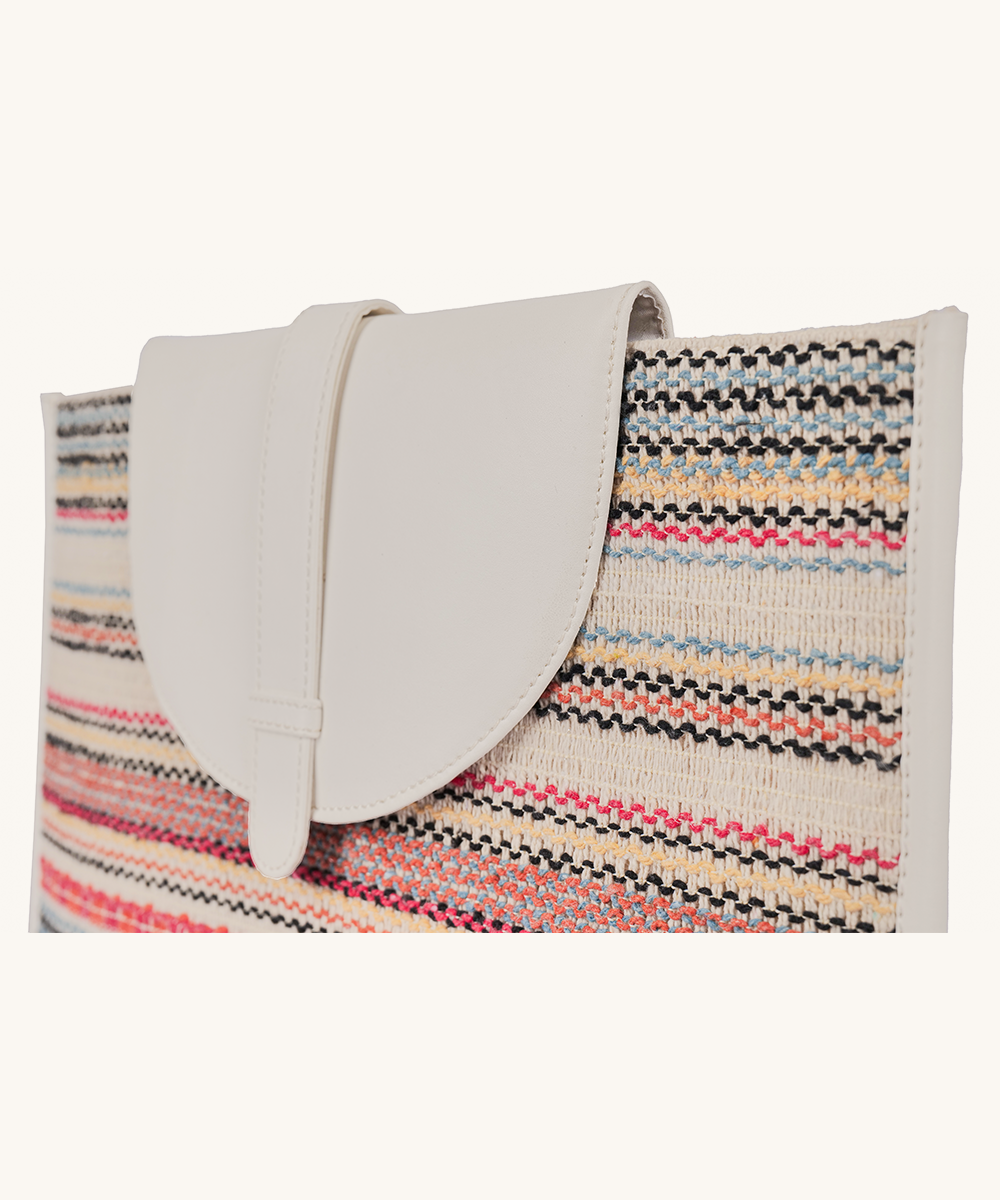 prismatic laptop sleeve white