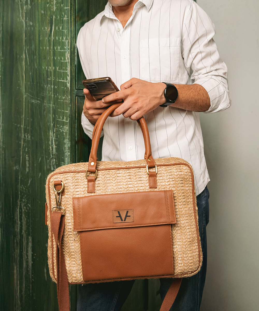 Dune ripple laptop bag