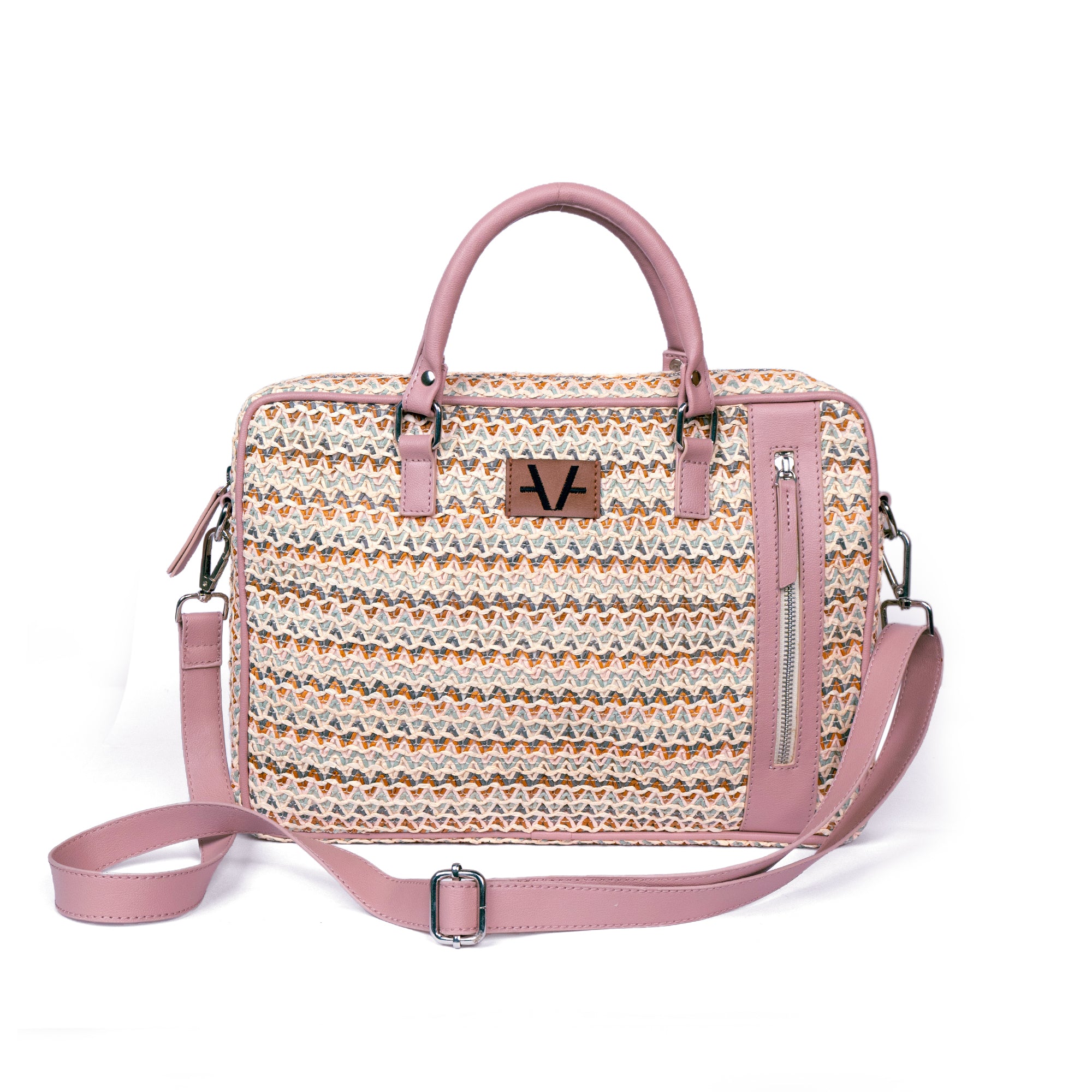 Blush bloom laptop Bag