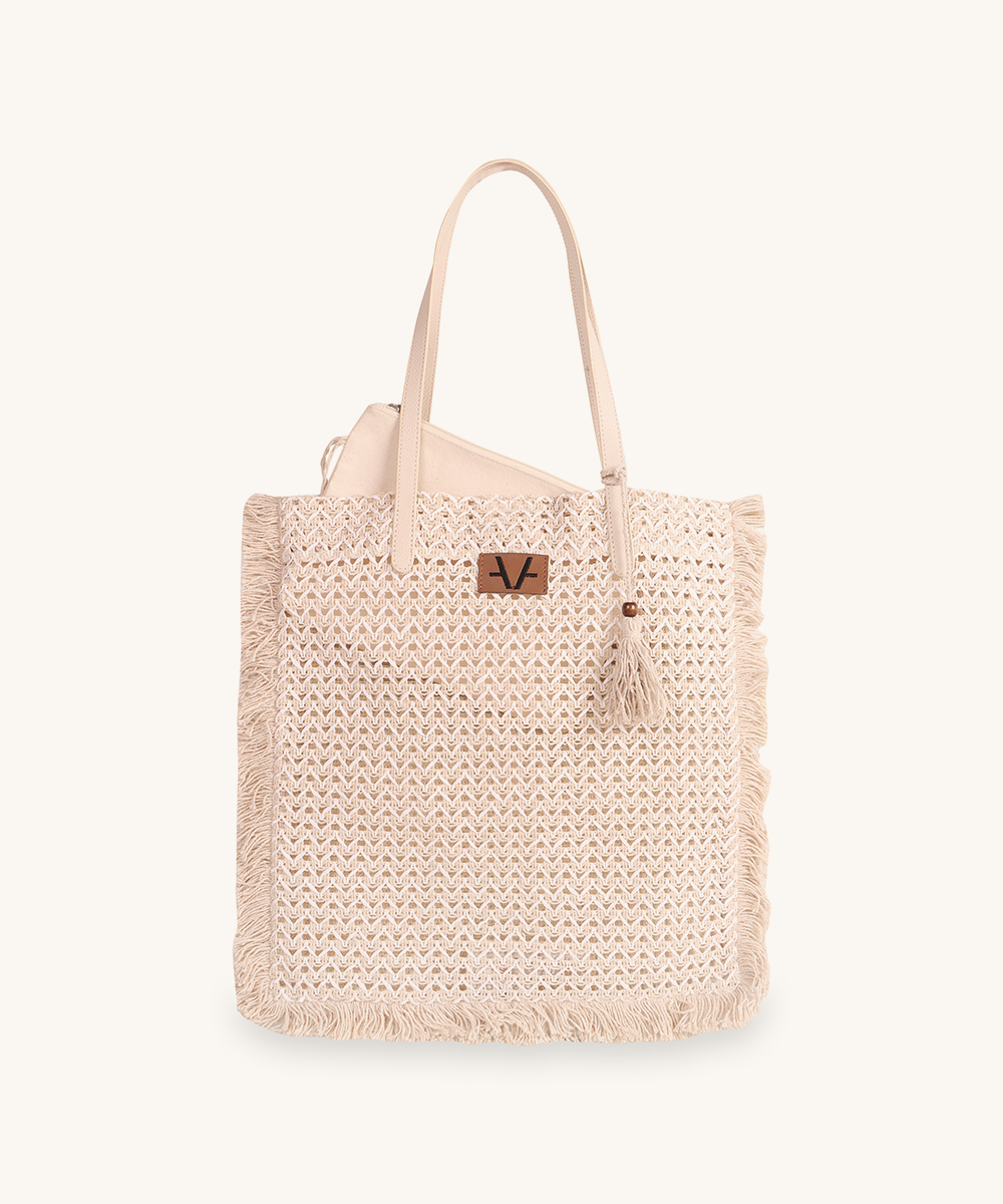 Herring weave shopper