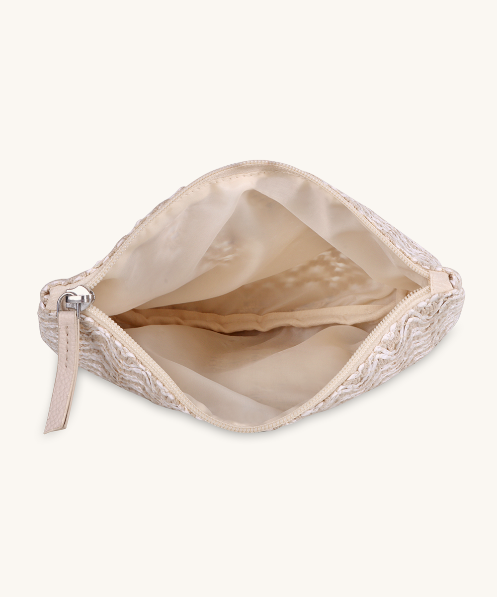 chic ivory big pouch
