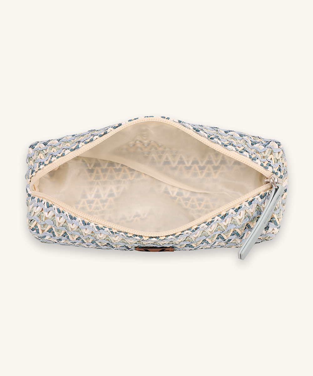 Ocean bloom small pouch