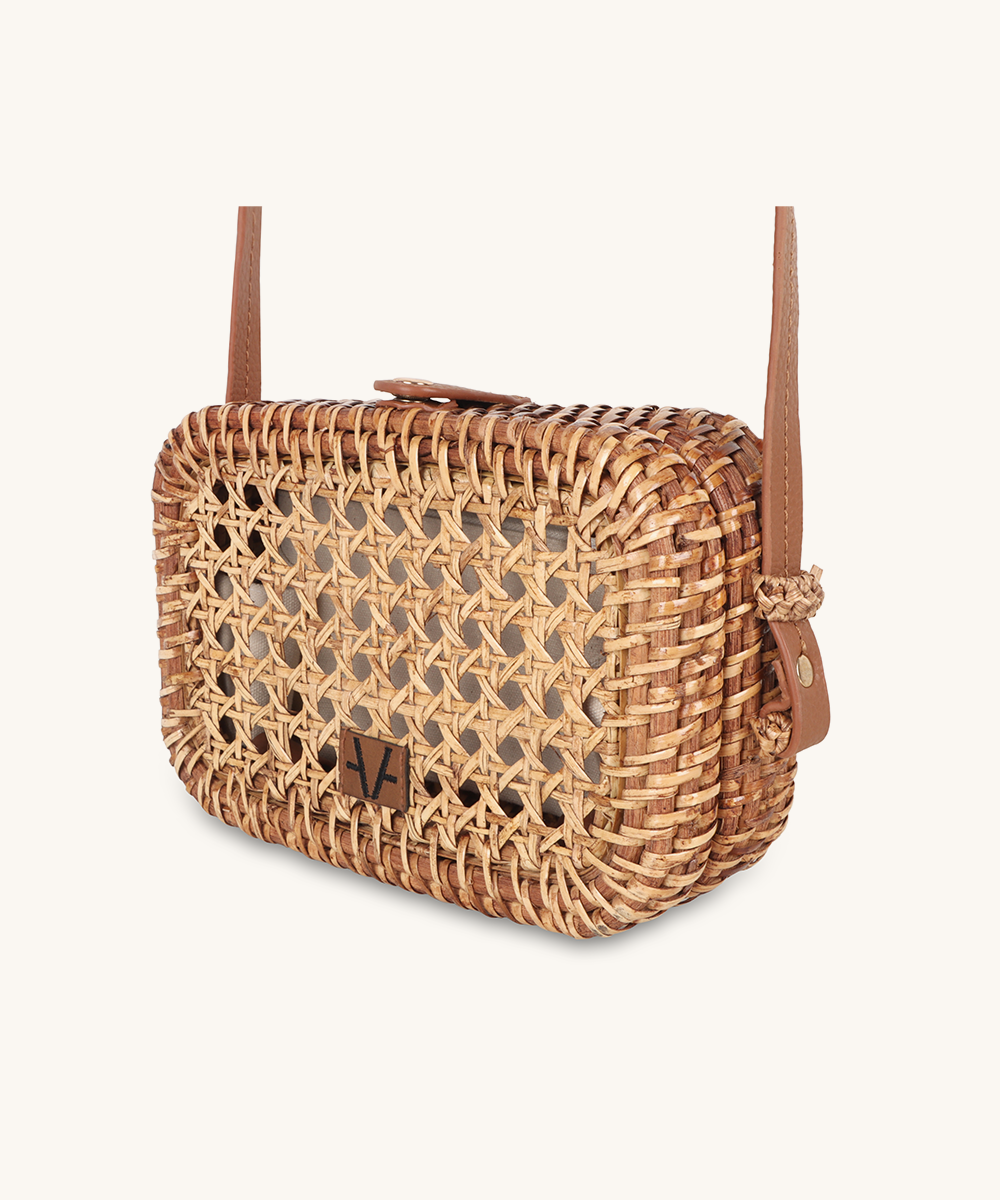 Rattan Reverie Sling Bag