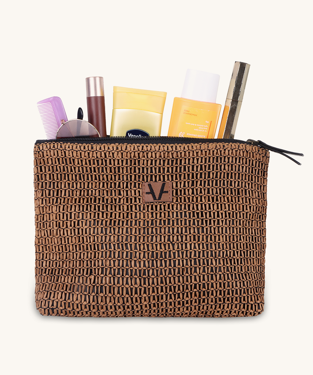 Big Pouch Bag in Rustic Brown