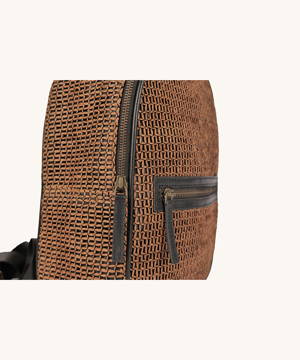 RUSTIC BROWN BACKPACK