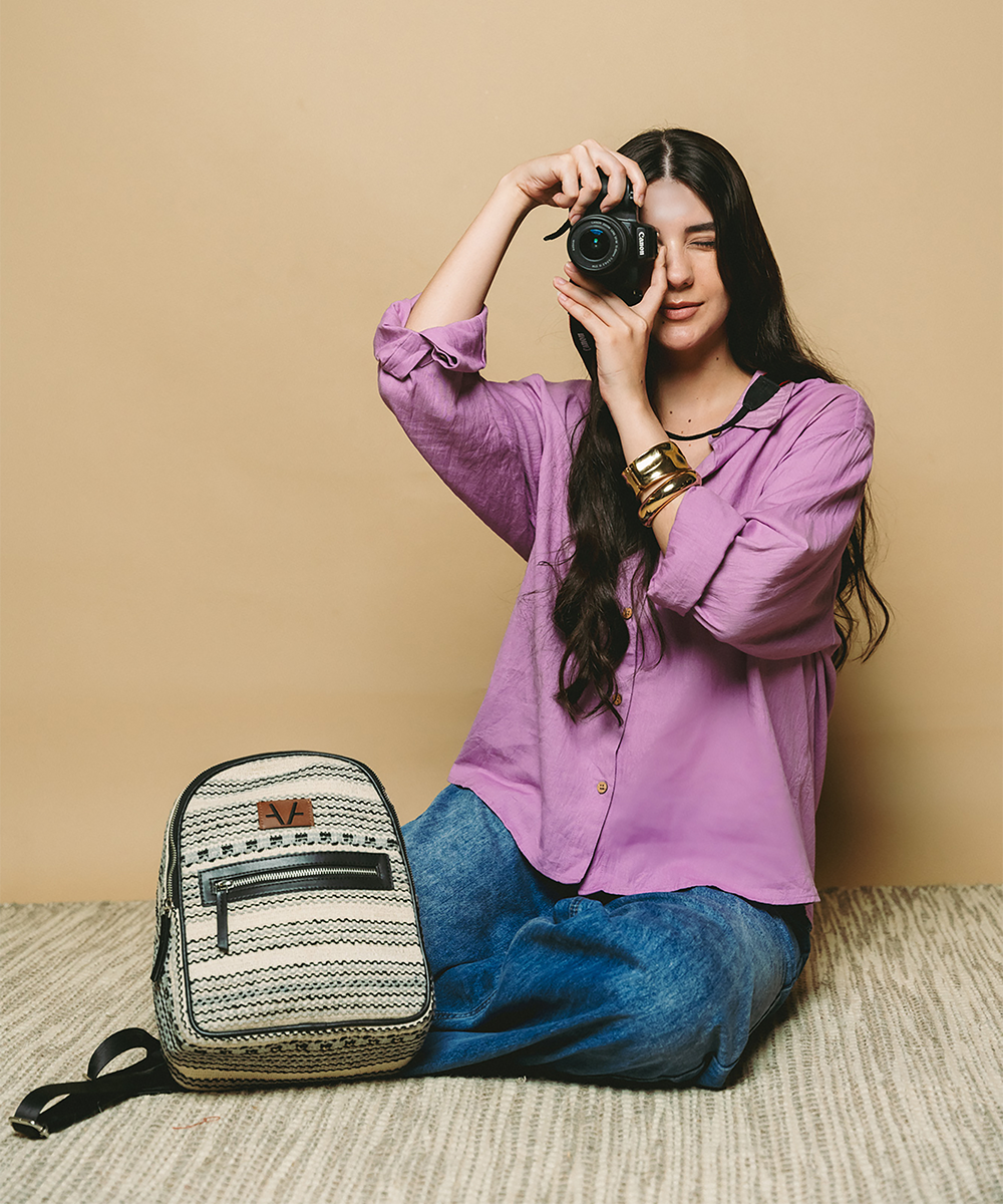 Striped muse back pack