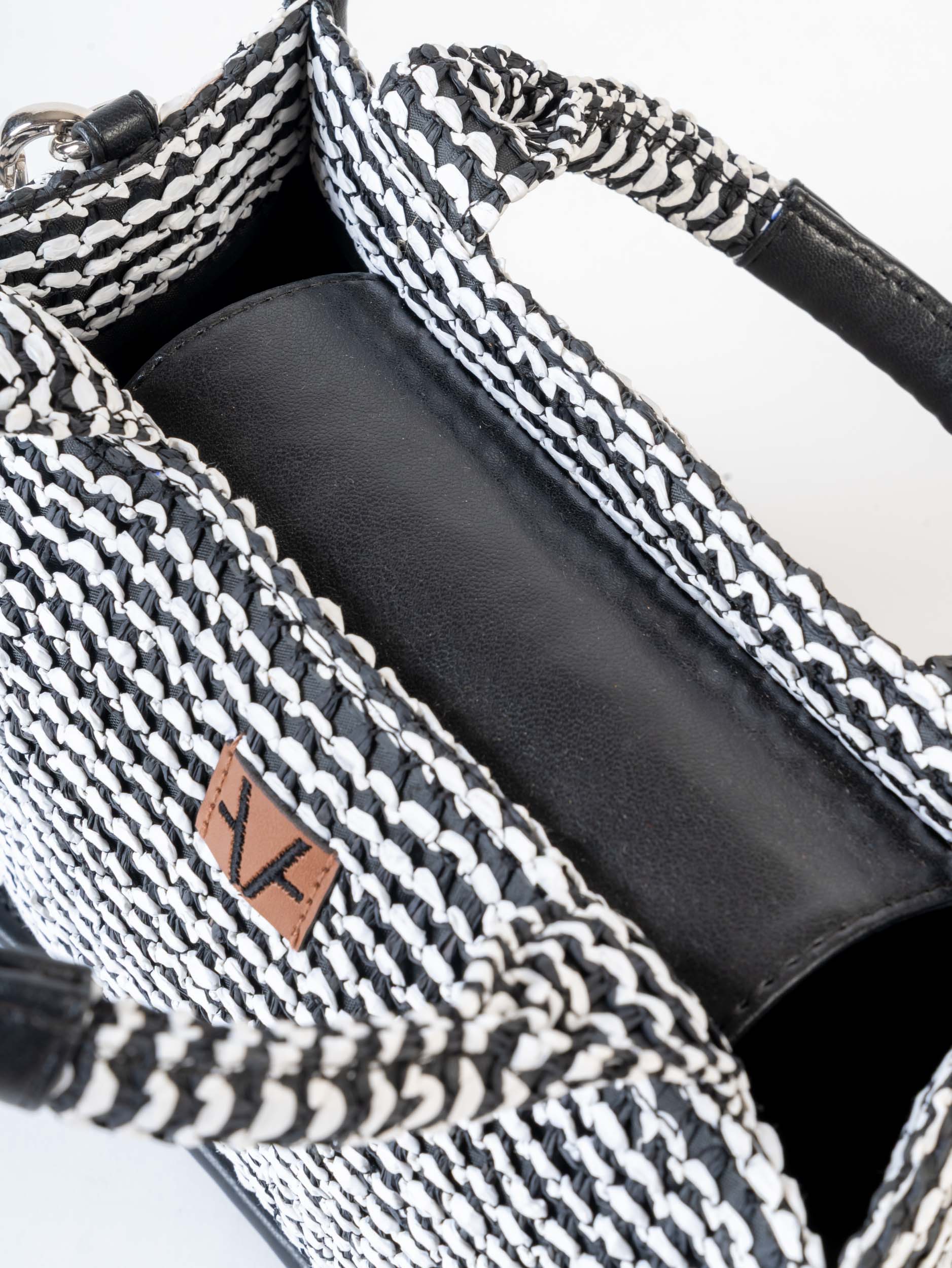 Monochrome LUMA mini tote