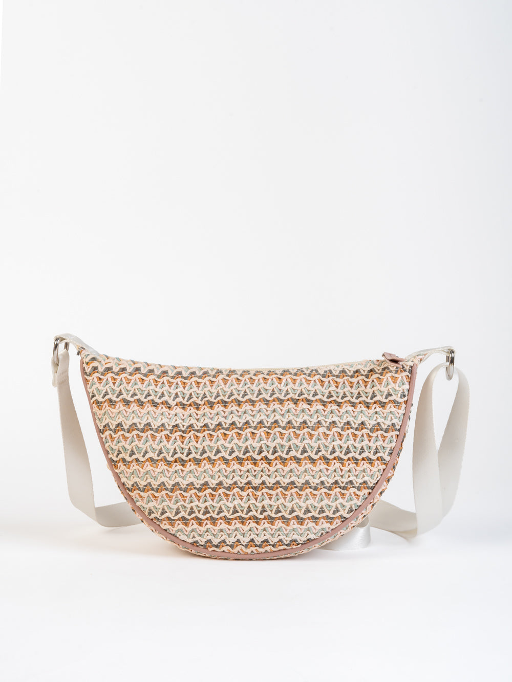 Blush bloom moon cross body