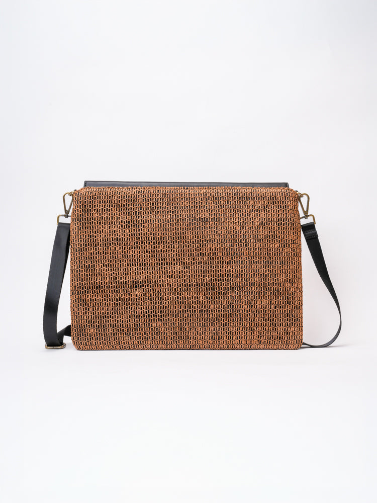 Rustic Brown laptop sleeve with handle