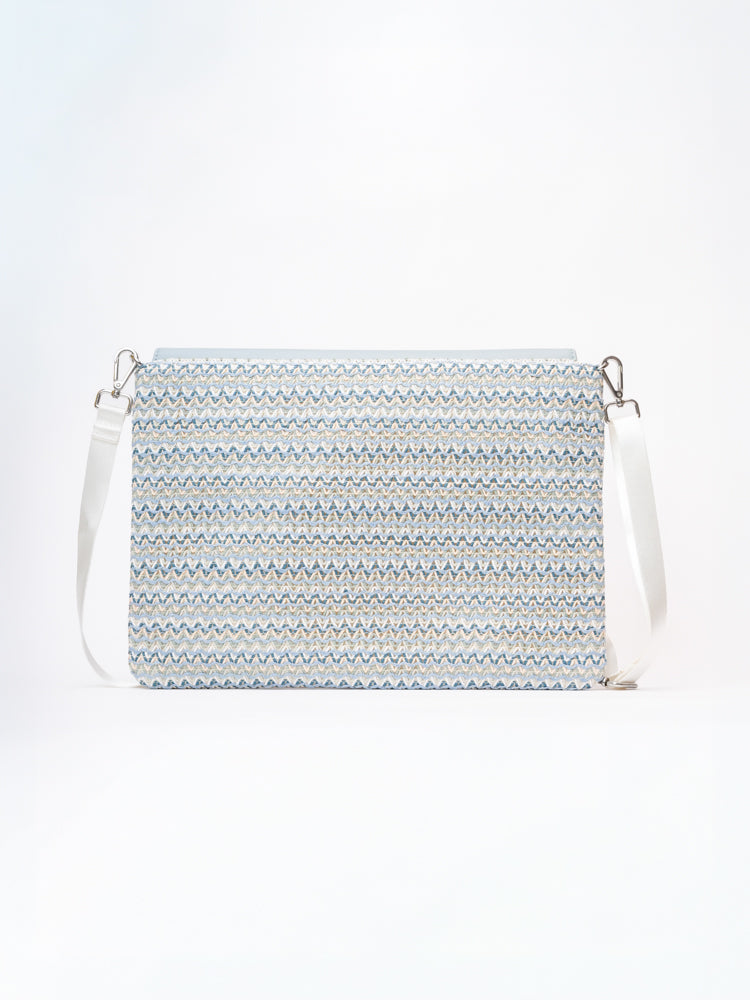 Ocean bloom laptop sleeve with handle