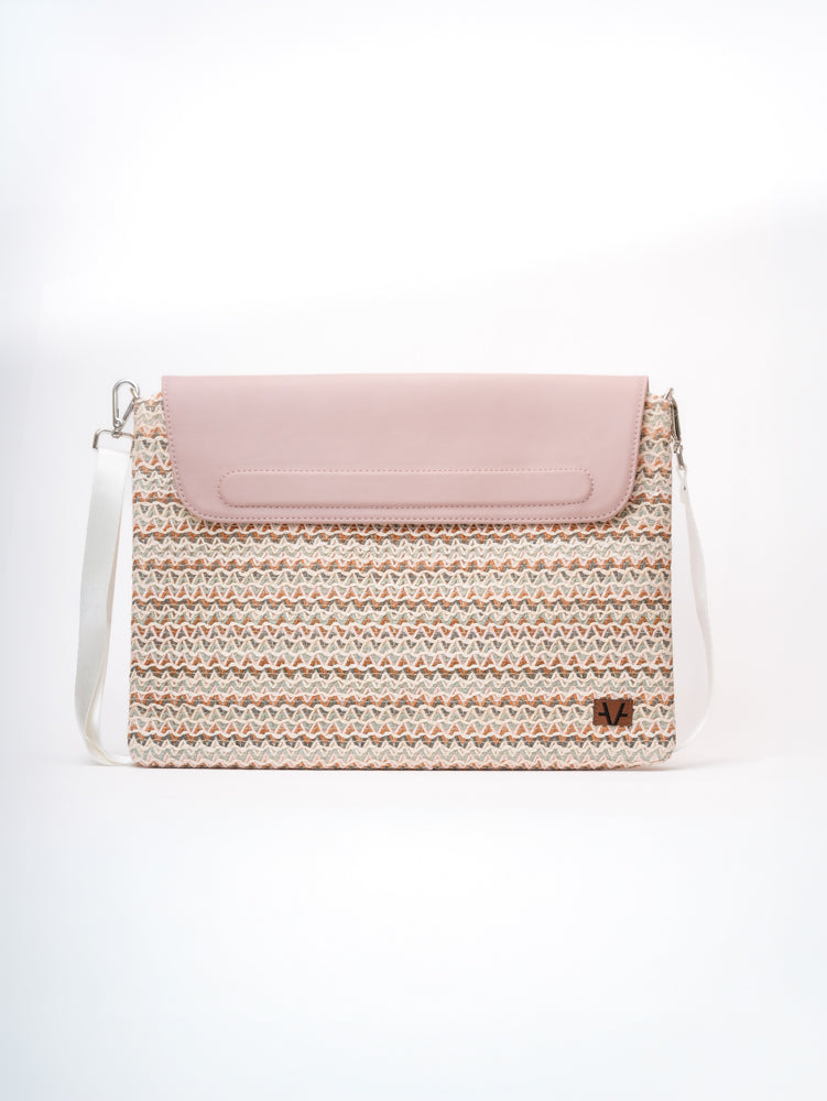 Blush Bloom Laptop sleeve with handle