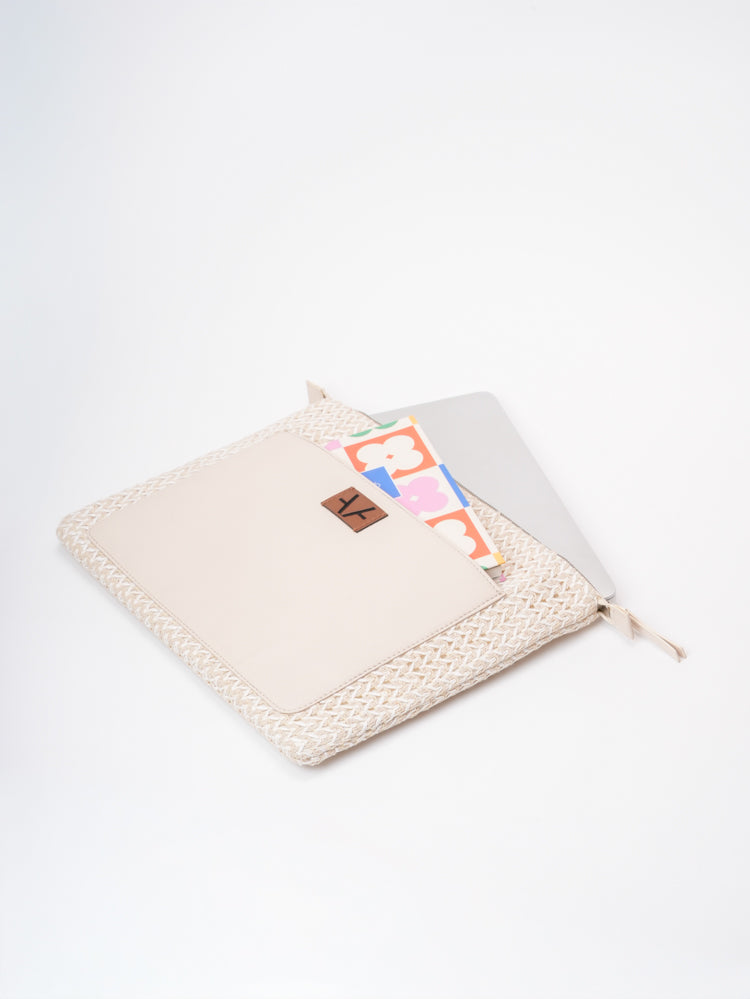 Herring weave laptop sleeve