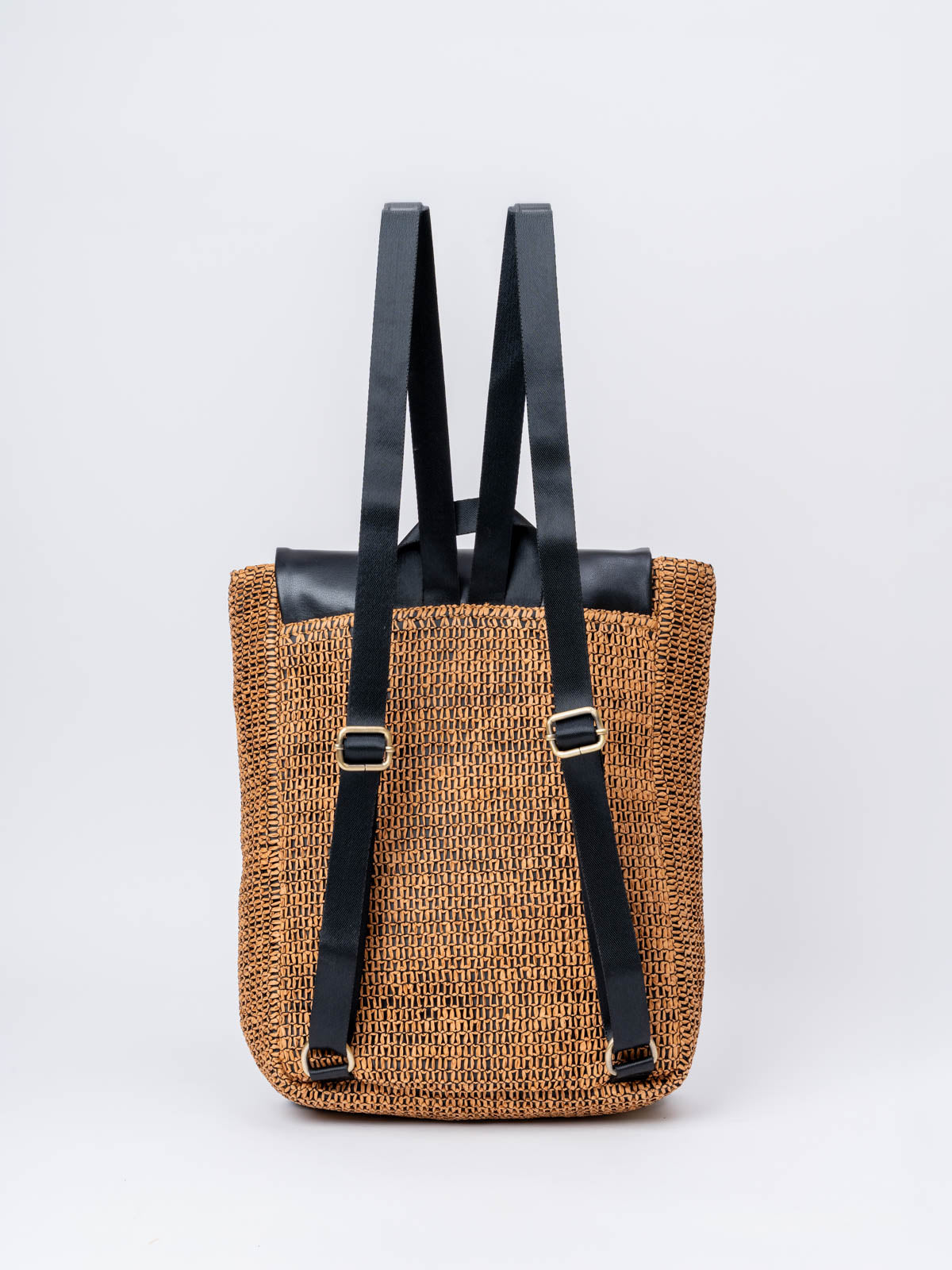 RUSTIC BROWN FLAP BACKPACK