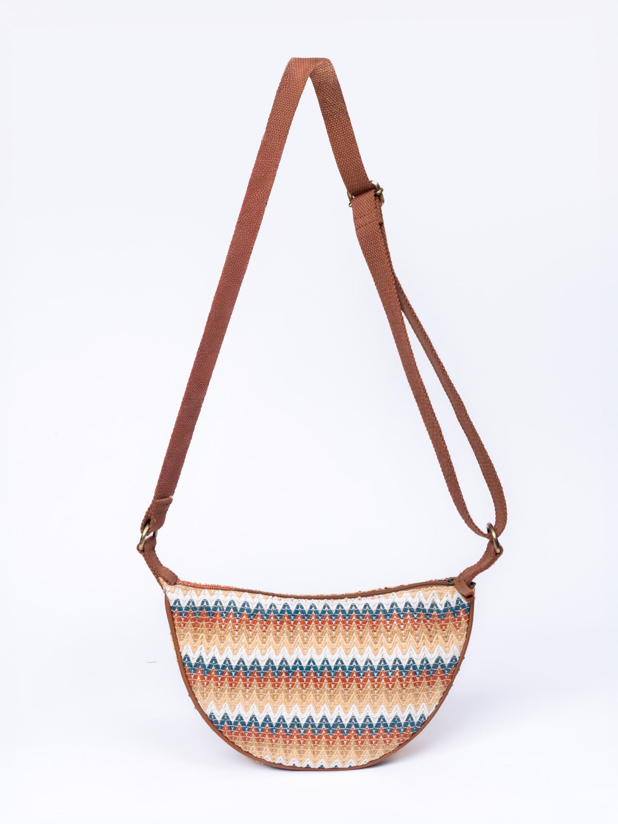 Nomad weave Moon cross body