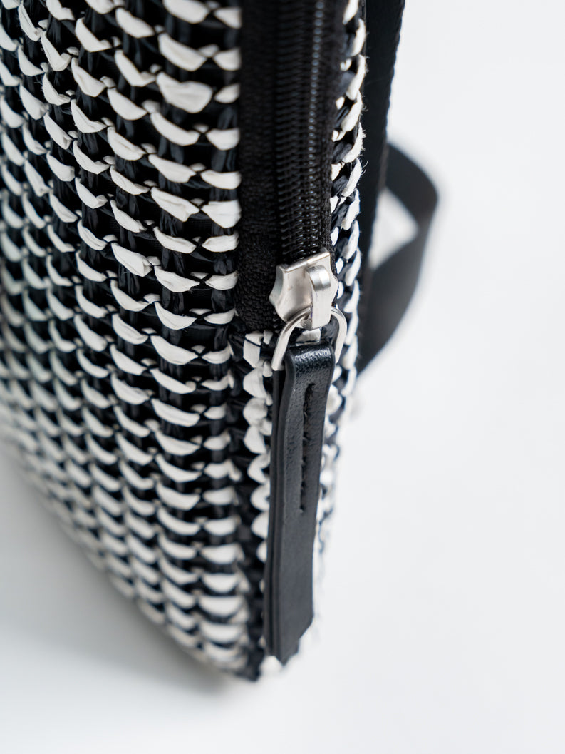 Monochrome Mosaic Mobile Pouch