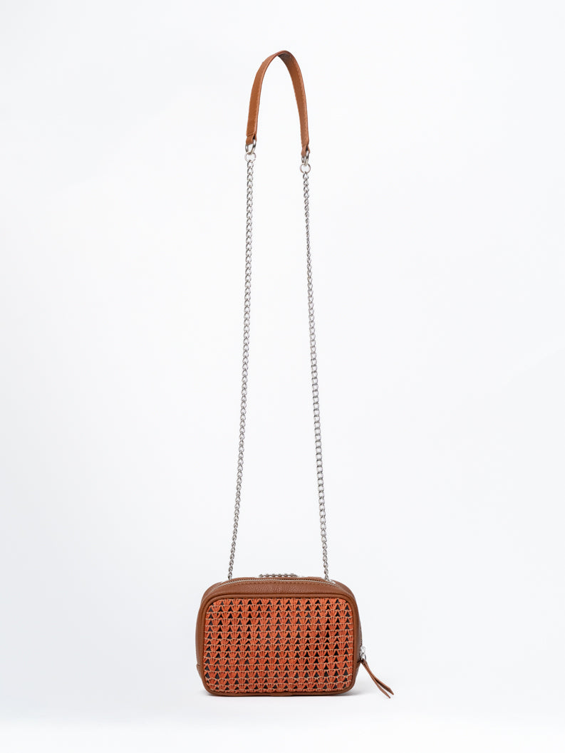 Coral GeoLuxe Crossbody