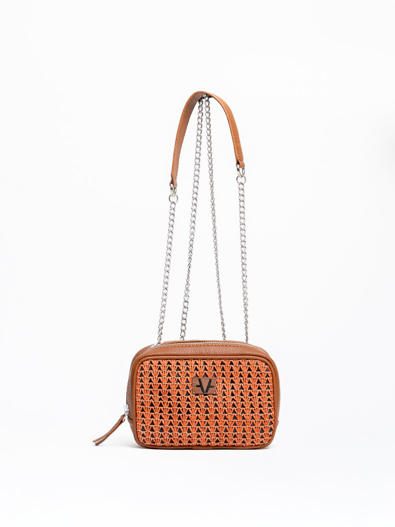 Coral GeoLuxe Crossbody