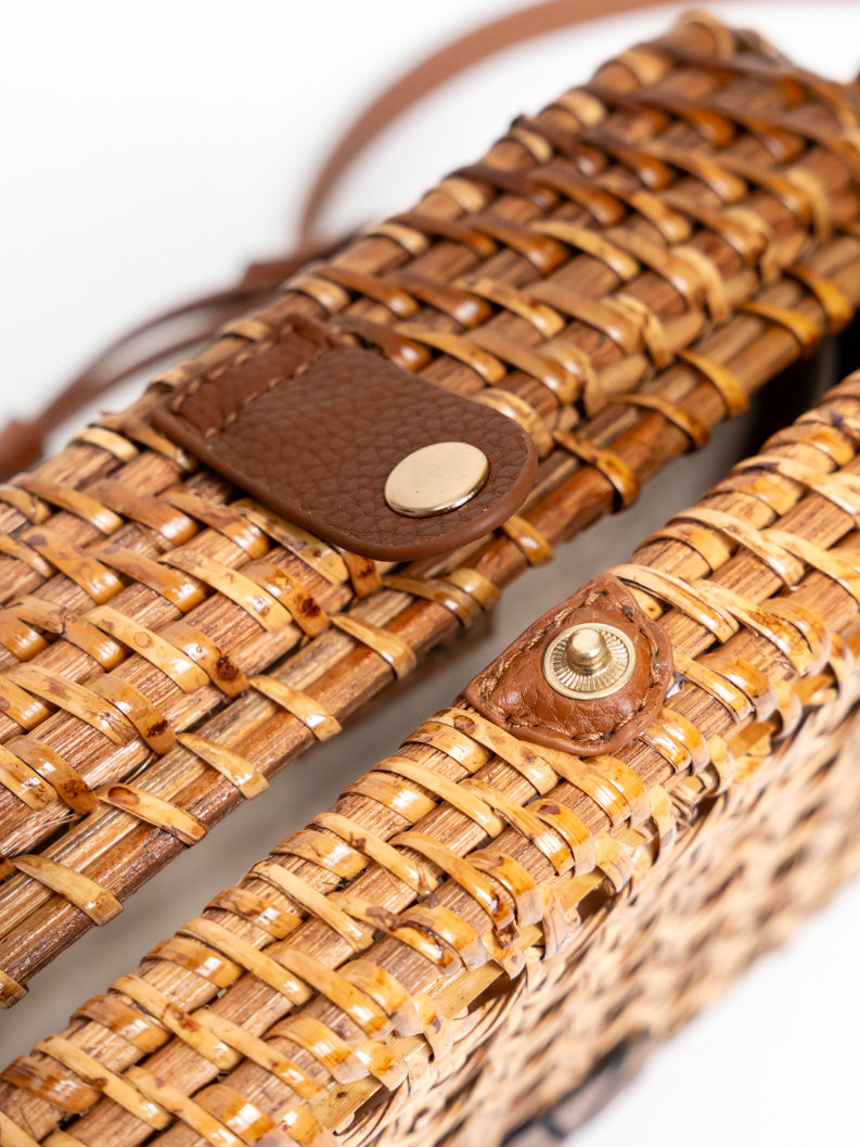 Rattan Reverie Sling Bag