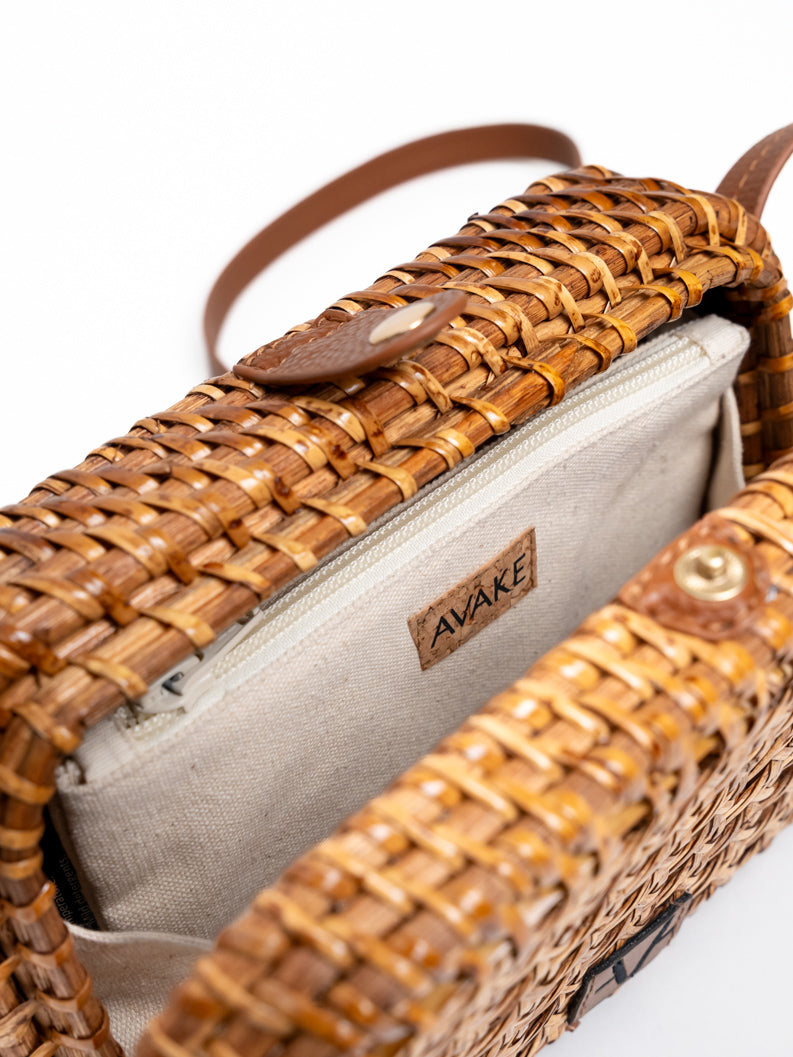 Rattan Reverie Sling Bag