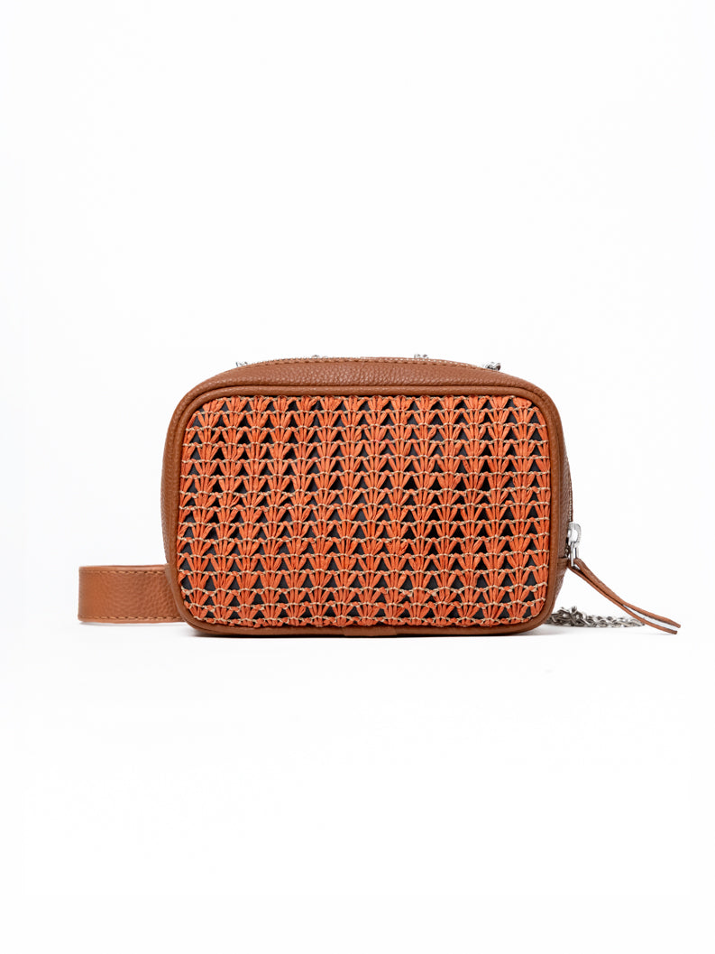Coral GeoLuxe Crossbody