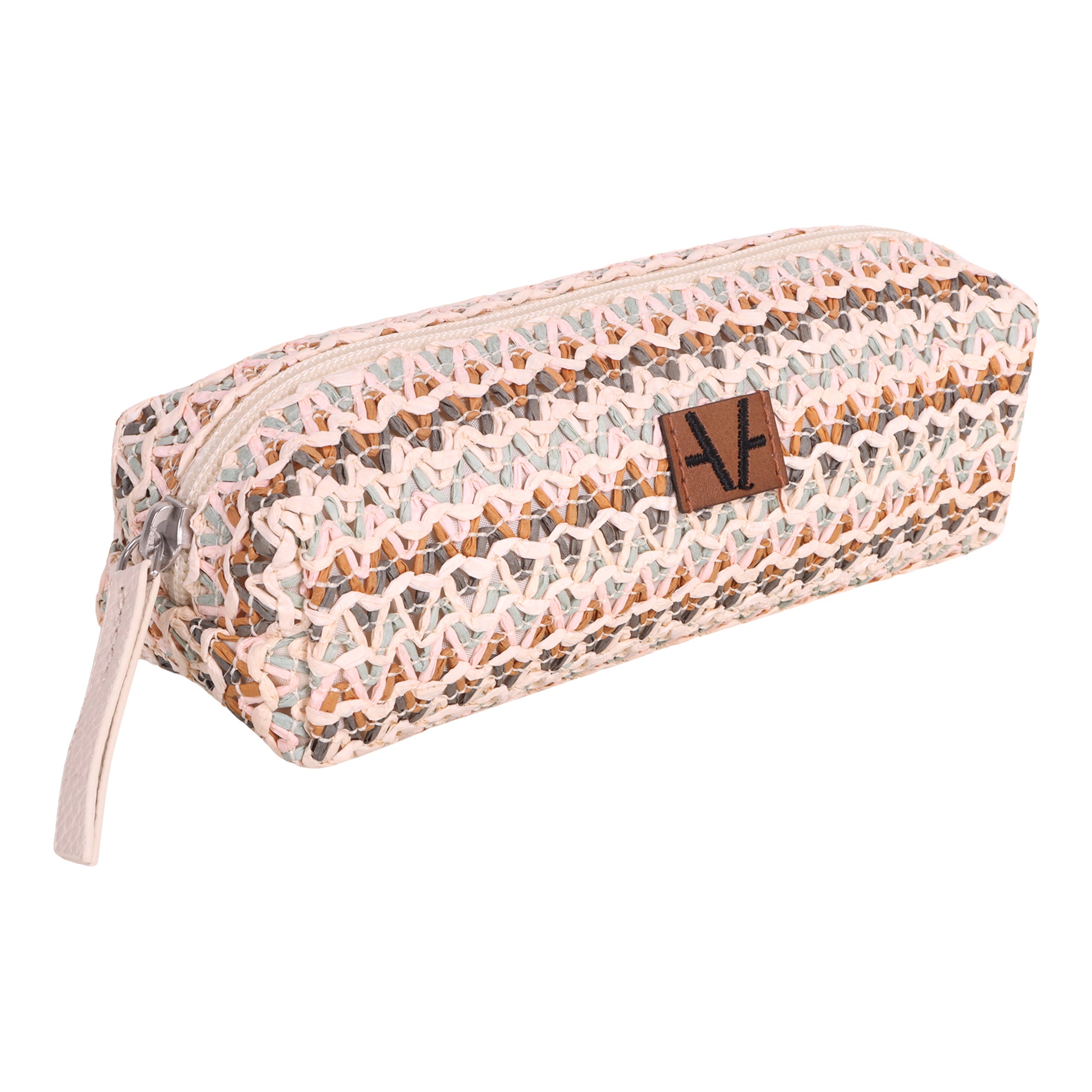 Vegan Leather Multi Pink Small Pouch Bag for Women