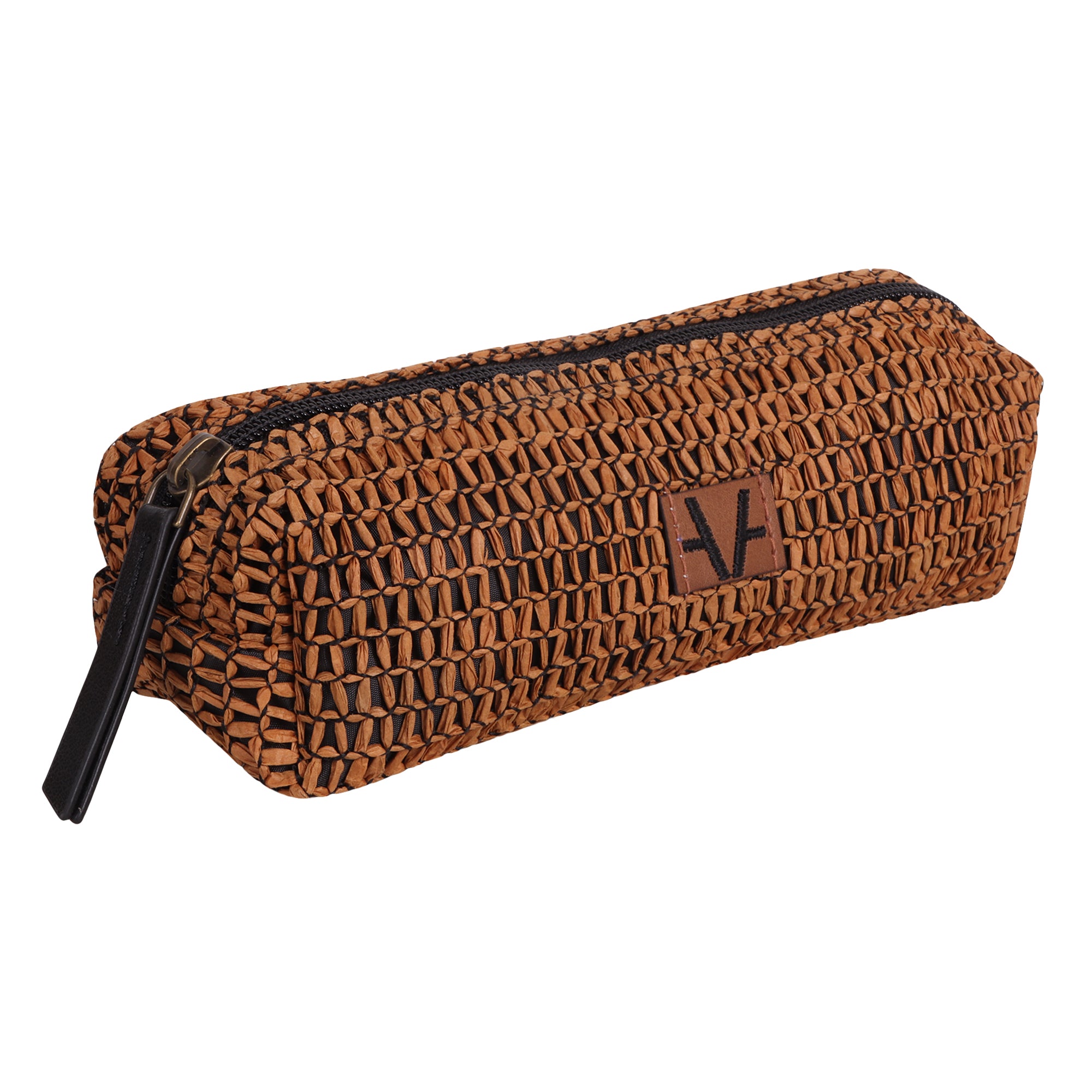 Eco-Friendly Artisan Small Pouch Bag in Rustic Brown