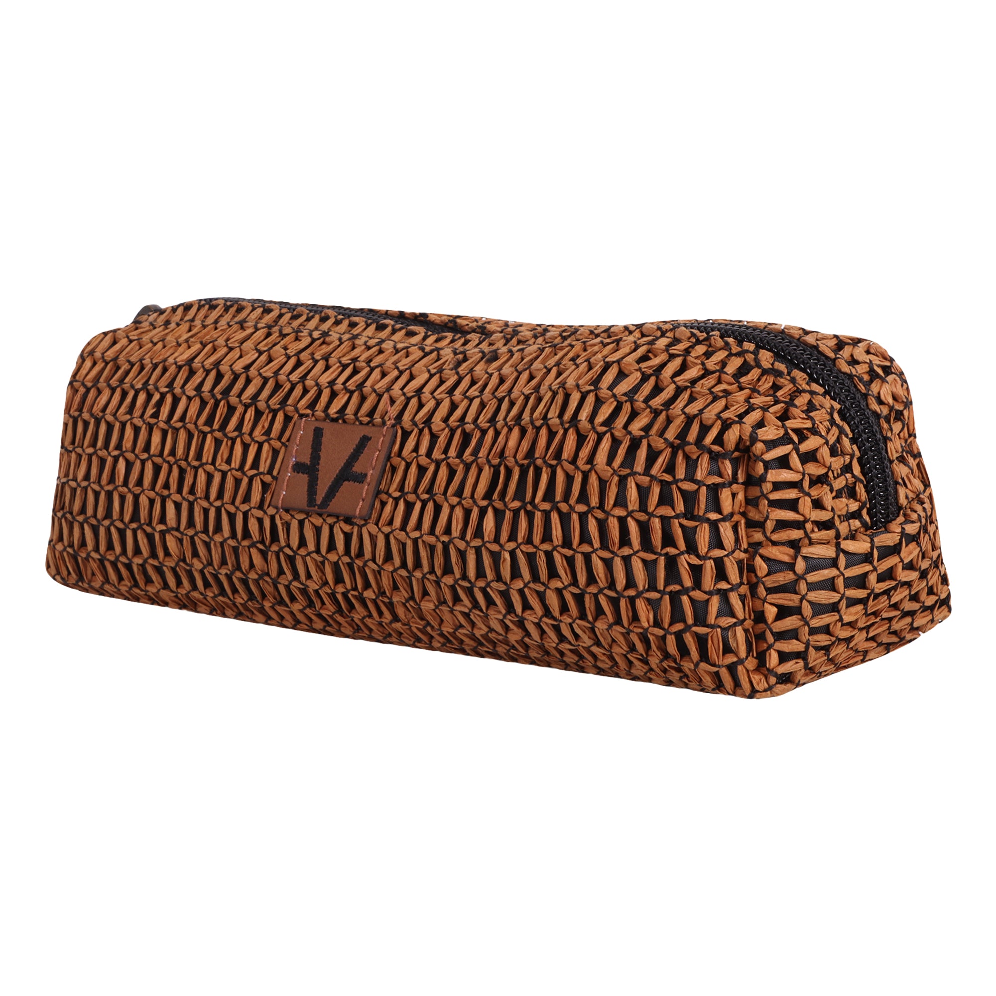 Eco-Friendly Artisan Small Pouch Bag in Rustic Brown