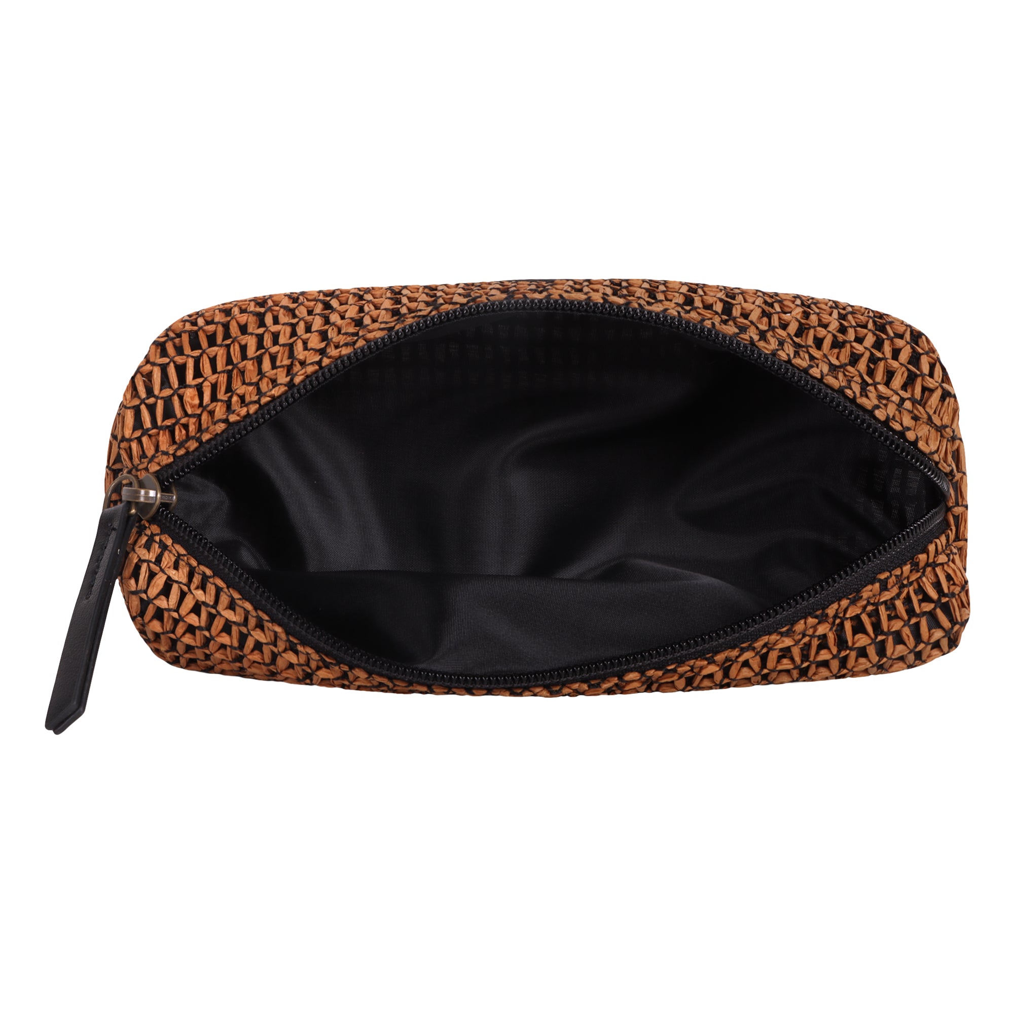 Eco-Friendly Artisan Small Pouch Bag in Rustic Brown
