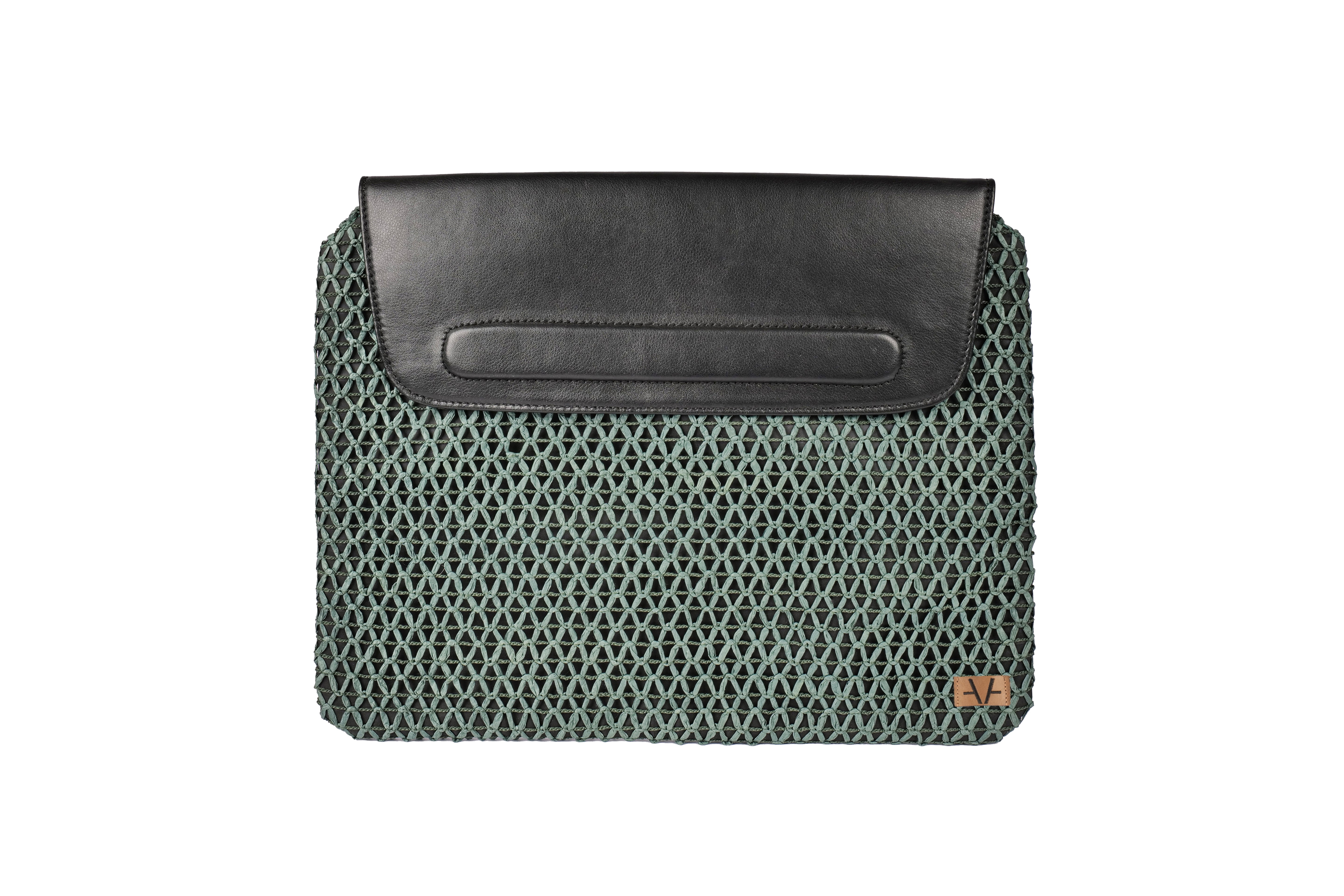Azure cross laptop sleeve