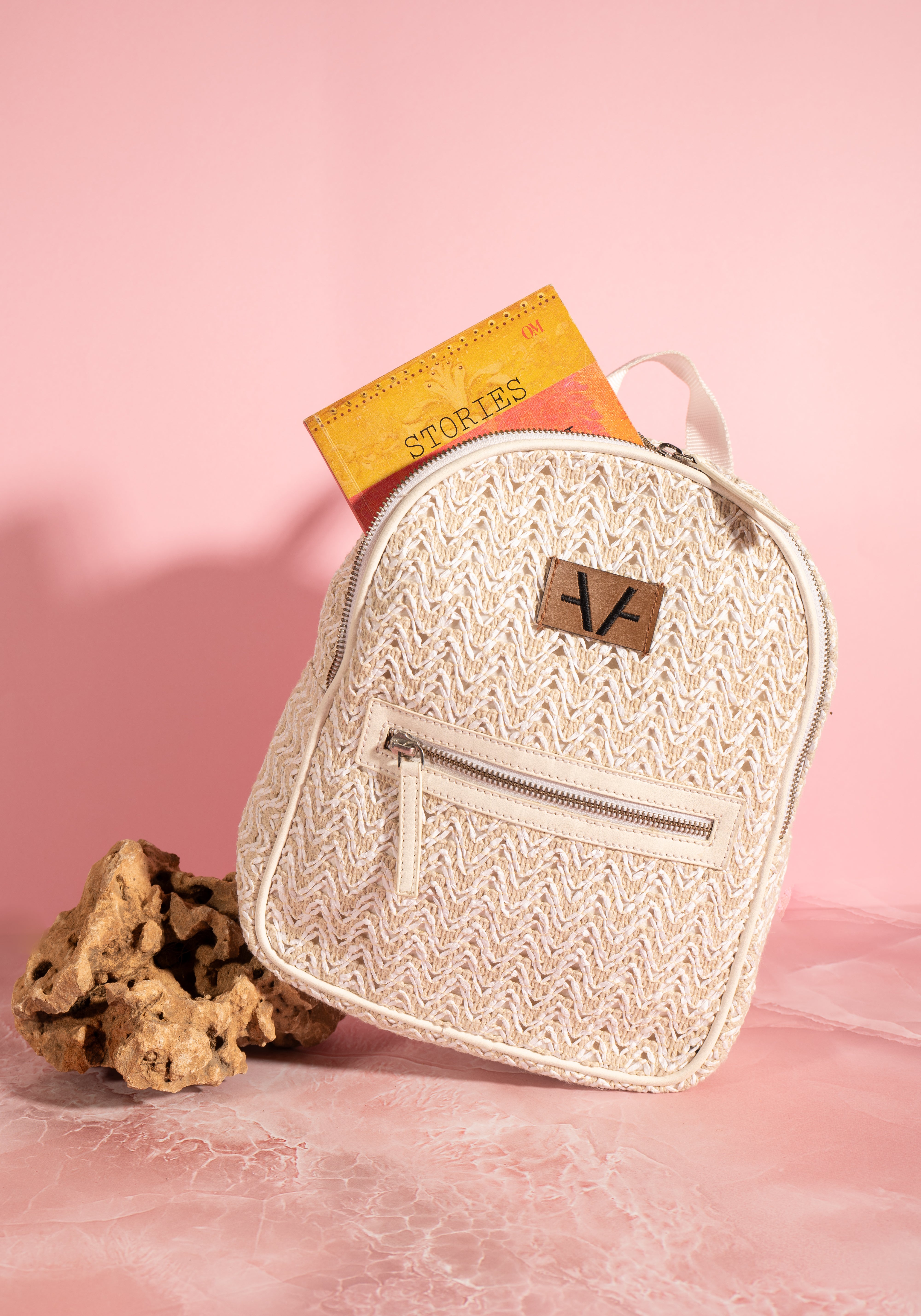 Chic ivory Back Pack