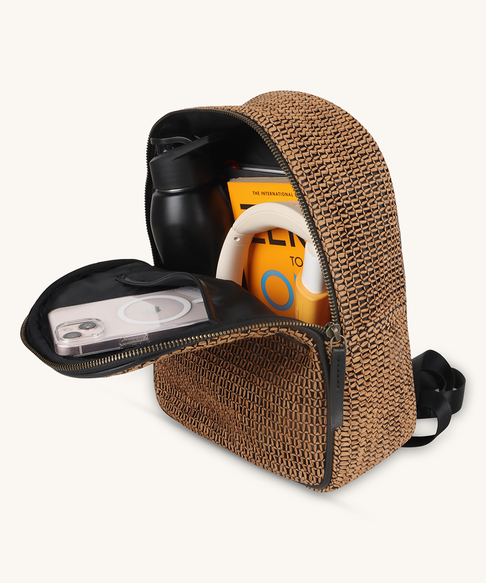 RUSTIC BROWN BACKPACK