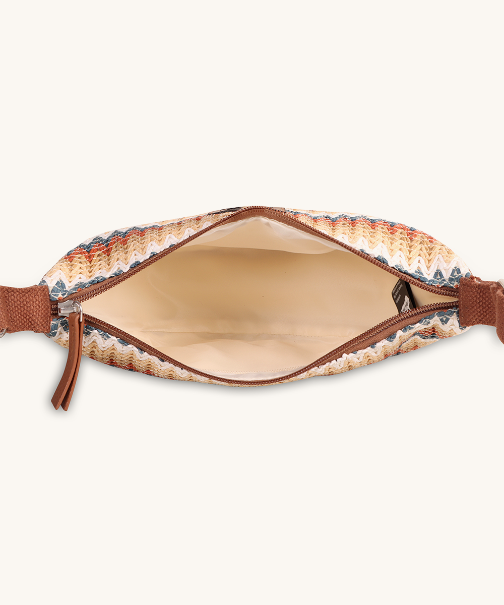 Nomad weave Moon cross body