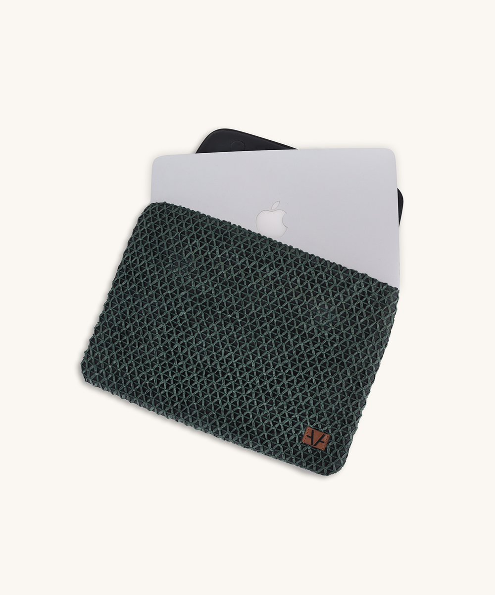 Azure cross laptop sleeve