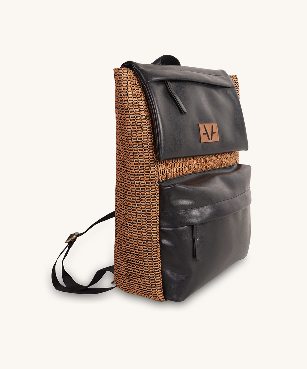 RUSTIC BROWN FLAP BACK PACK