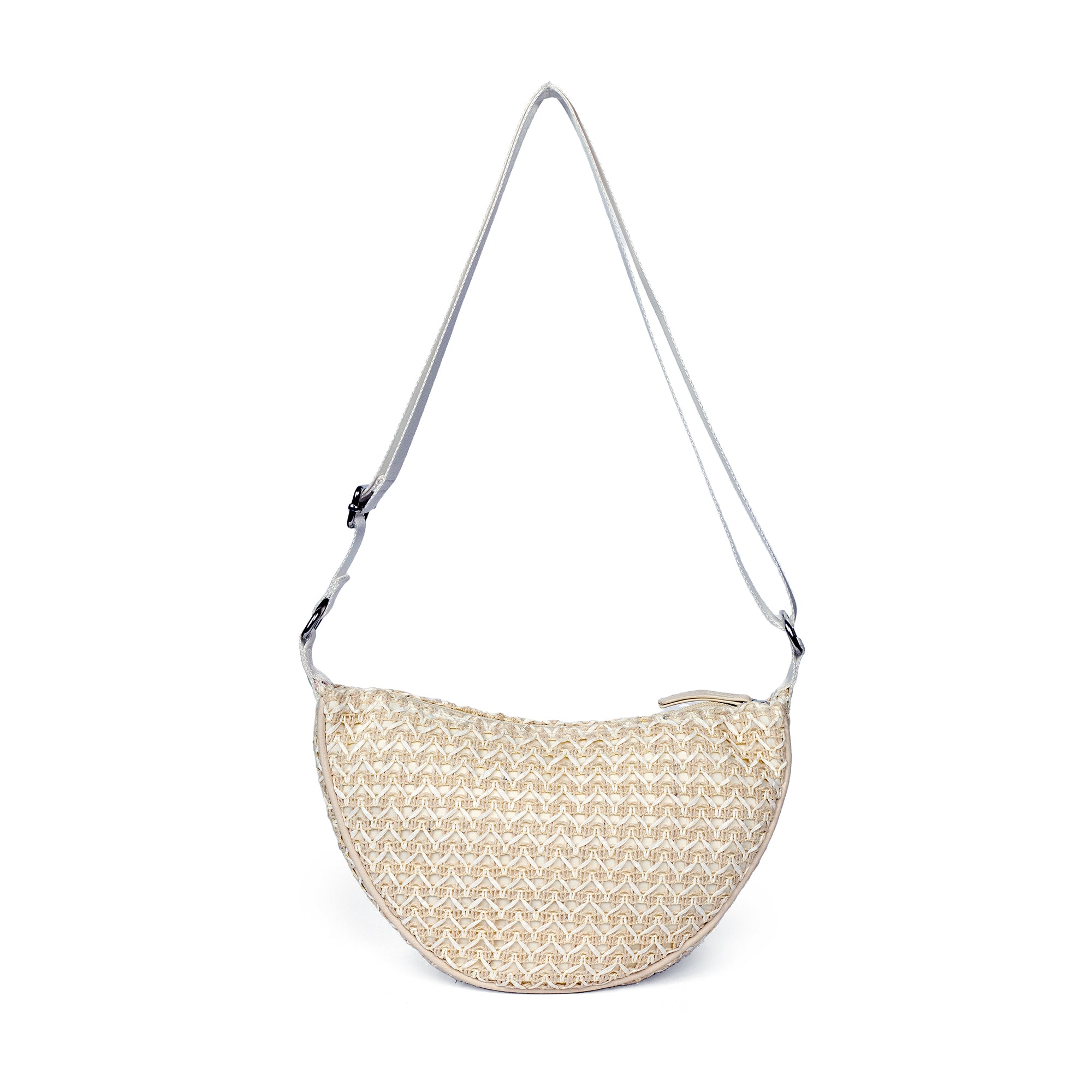 Herring weave moon Cross body