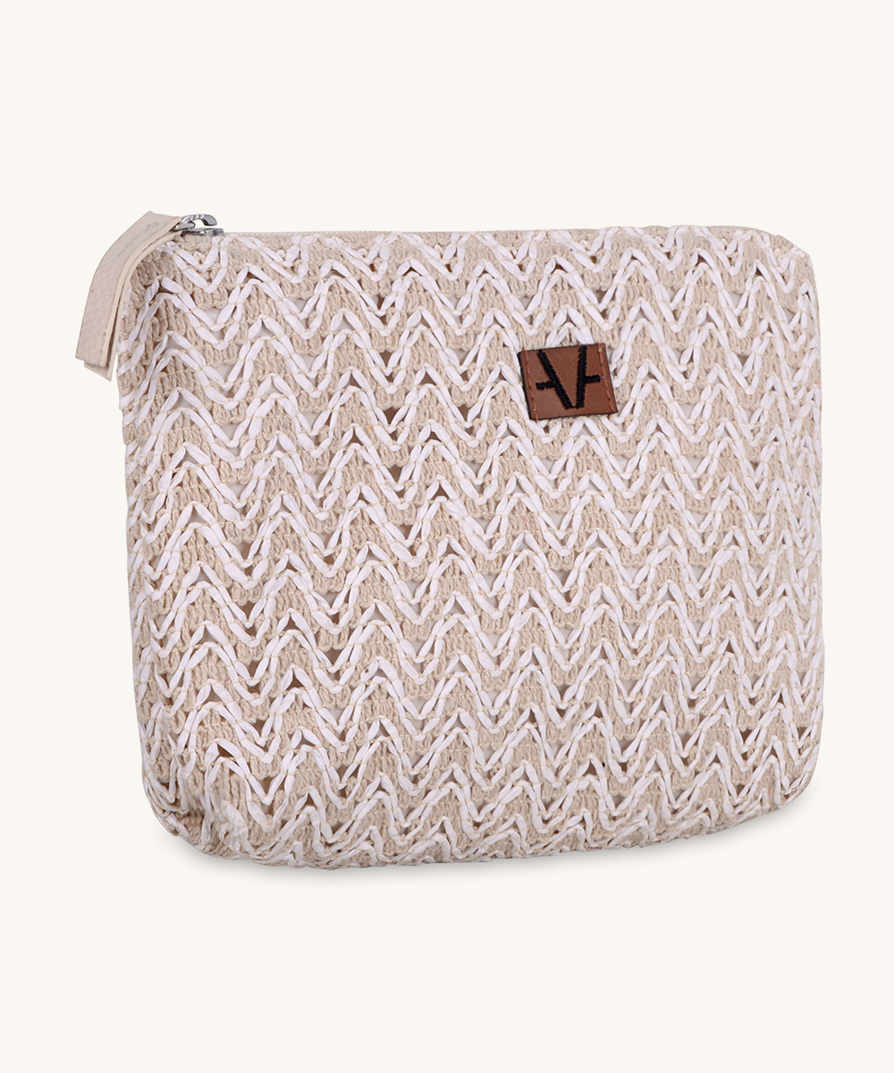 chic ivory big pouch