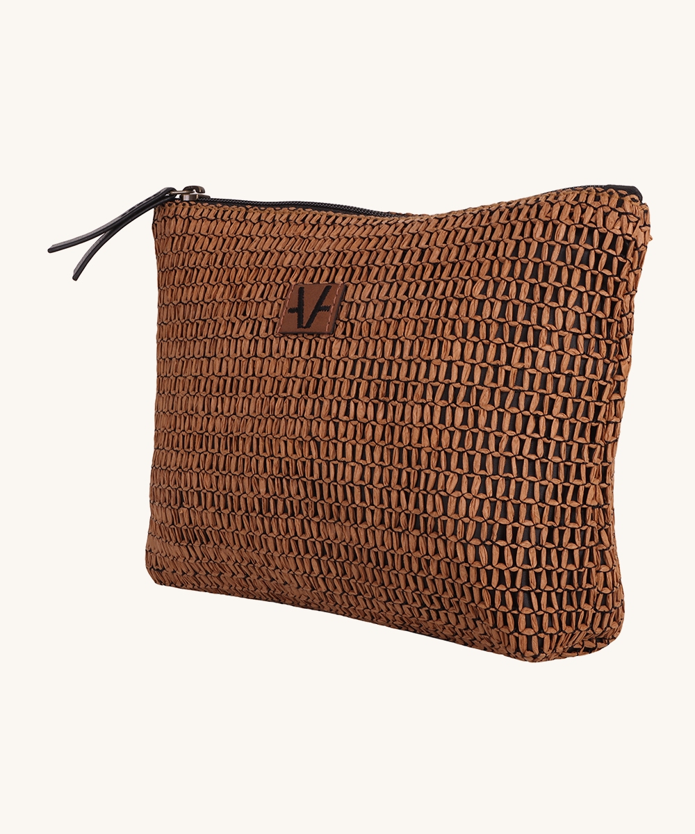 Big Pouch Bag in Rustic Brown