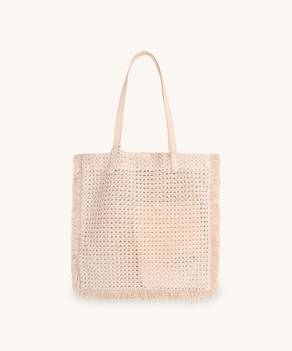 Herring weave shopper