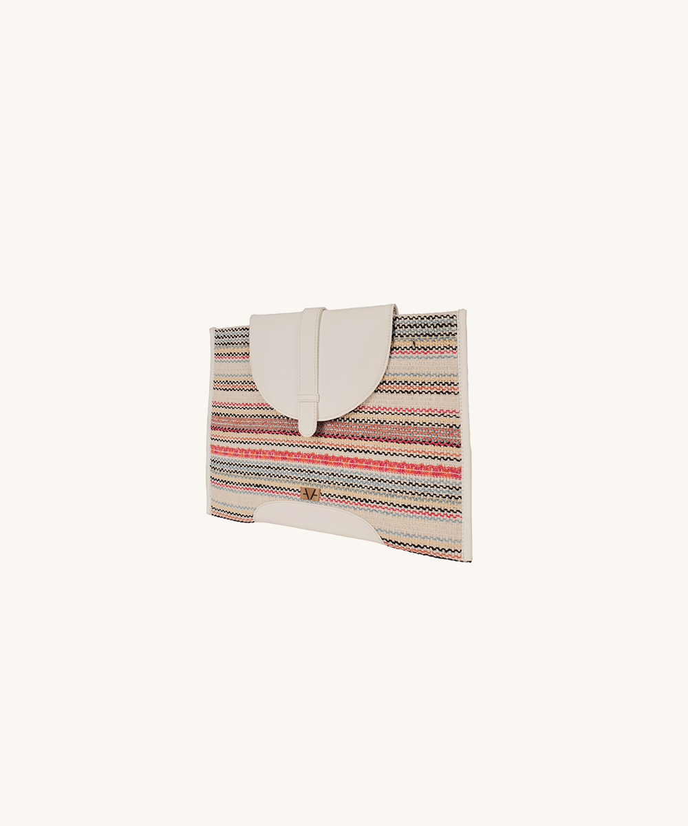 prismatic laptop sleeve white