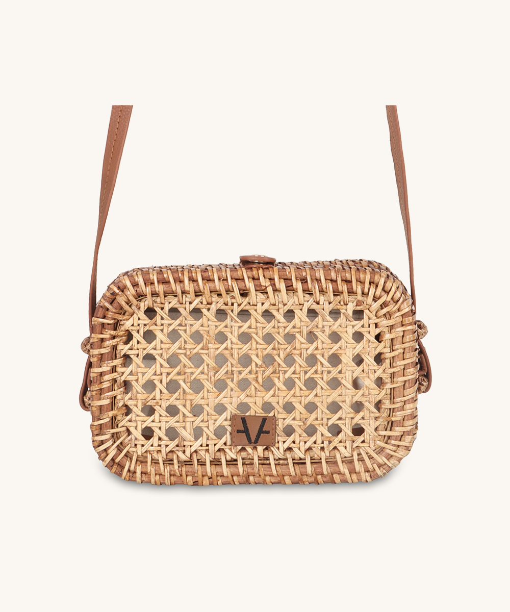 Rattan Reverie Sling Bag