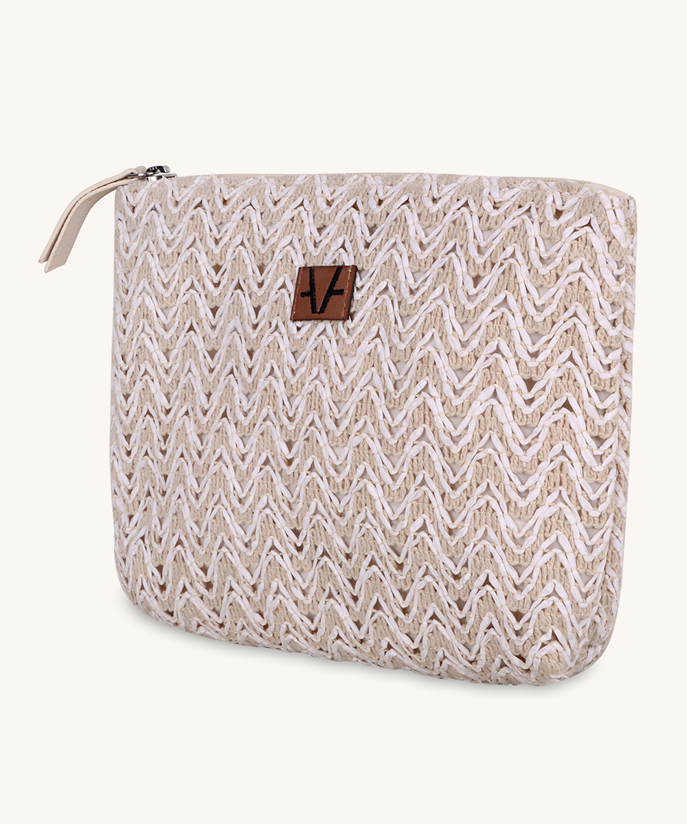 chic ivory big pouch